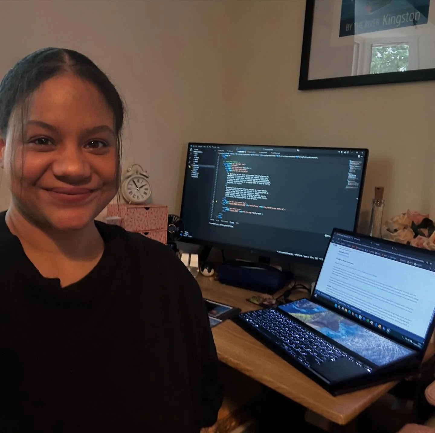 Never in a million years did I think I&rsquo;d be the one coding and building&hellip; yet here I am, grinning like I just invented Google 😂✨ Ok, my websites aren&rsquo;t Google, but to me (and their owners) they&rsquo;re just as exciting! 

#WebDeve