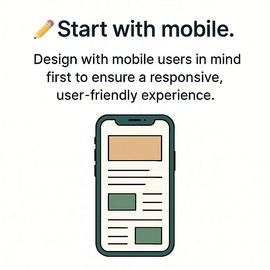 If it doesn&rsquo;t work on mobile, it doesn&rsquo;t work.
Most people will see your website on their phone first, so that&rsquo;s where the design should start.

A clean, responsive mobile layout isn&rsquo;t a nice-to-have anymore, it&rsquo;s the st
