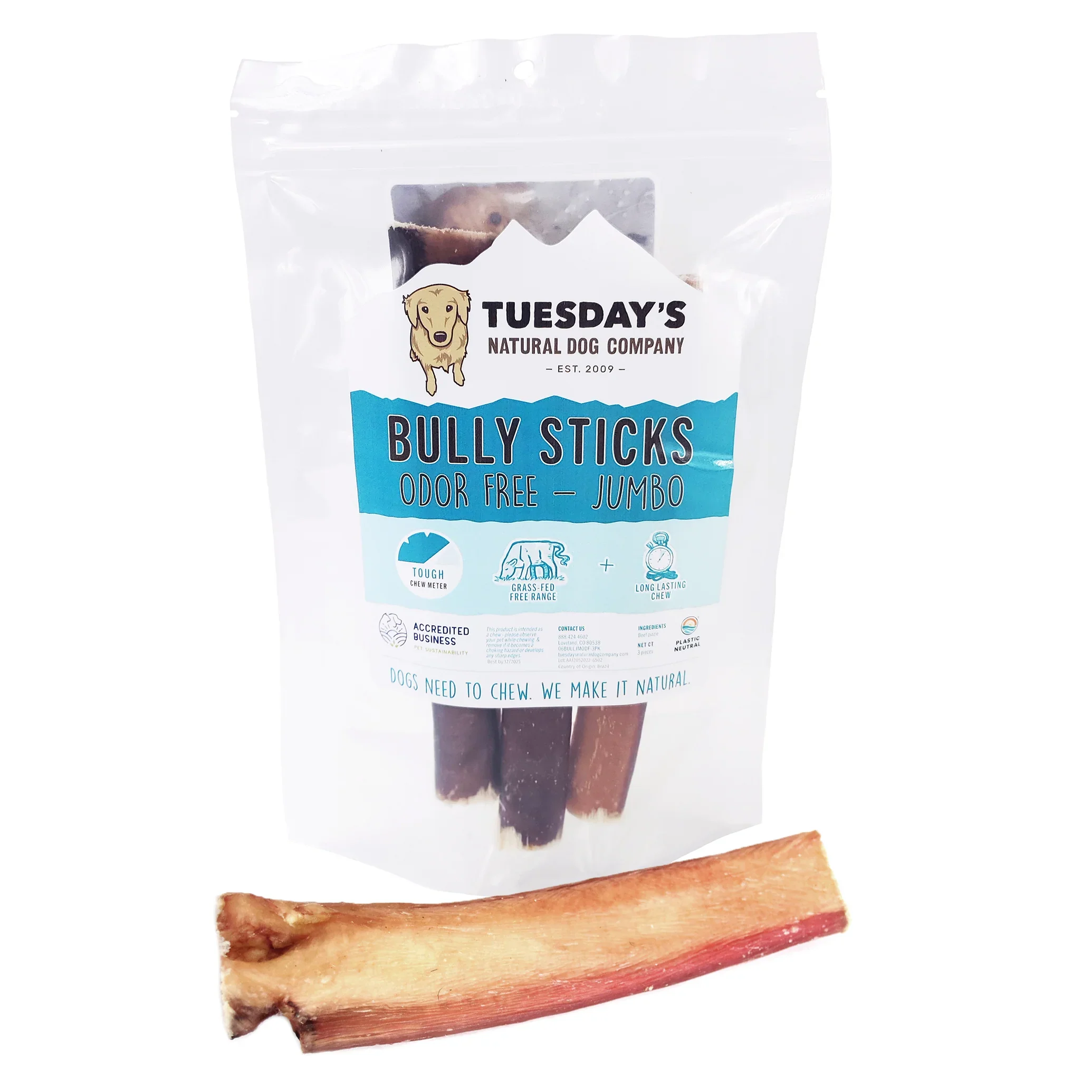 TUESDAY'S  Jumbo Bully Sticks