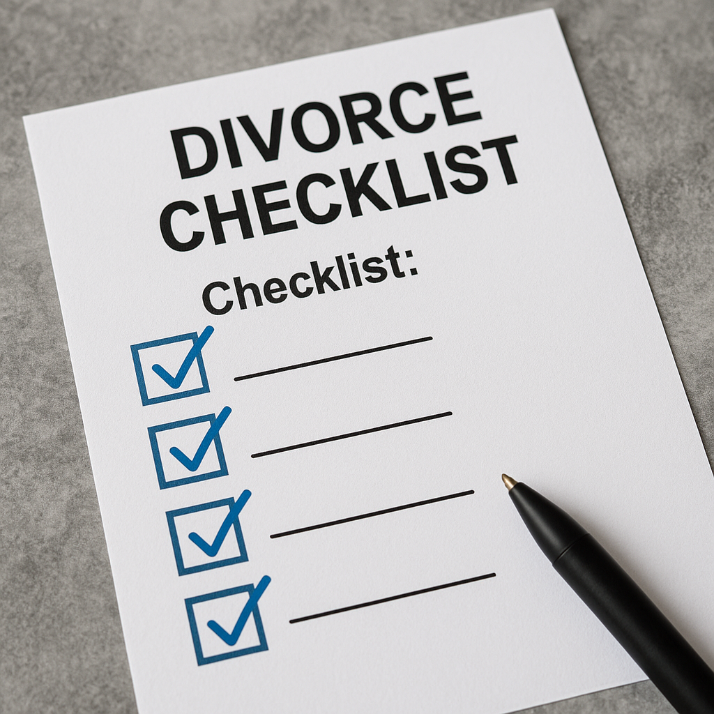 Pre-Divorce Checklist: What to Do Before You File in Texas (2025)