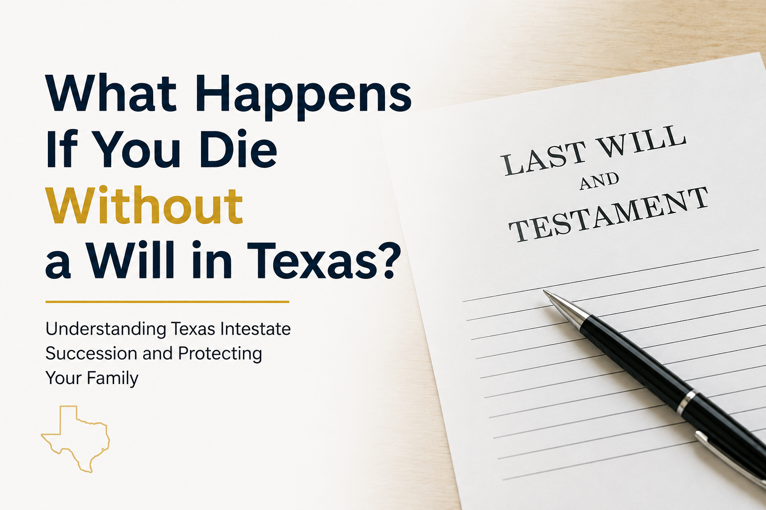 What Happens If You Die Without a Will in Texas?