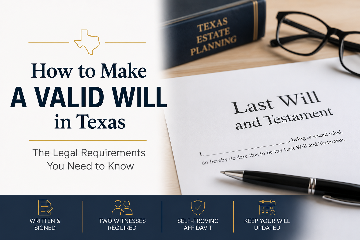 How to Make a Valid Will in Texas