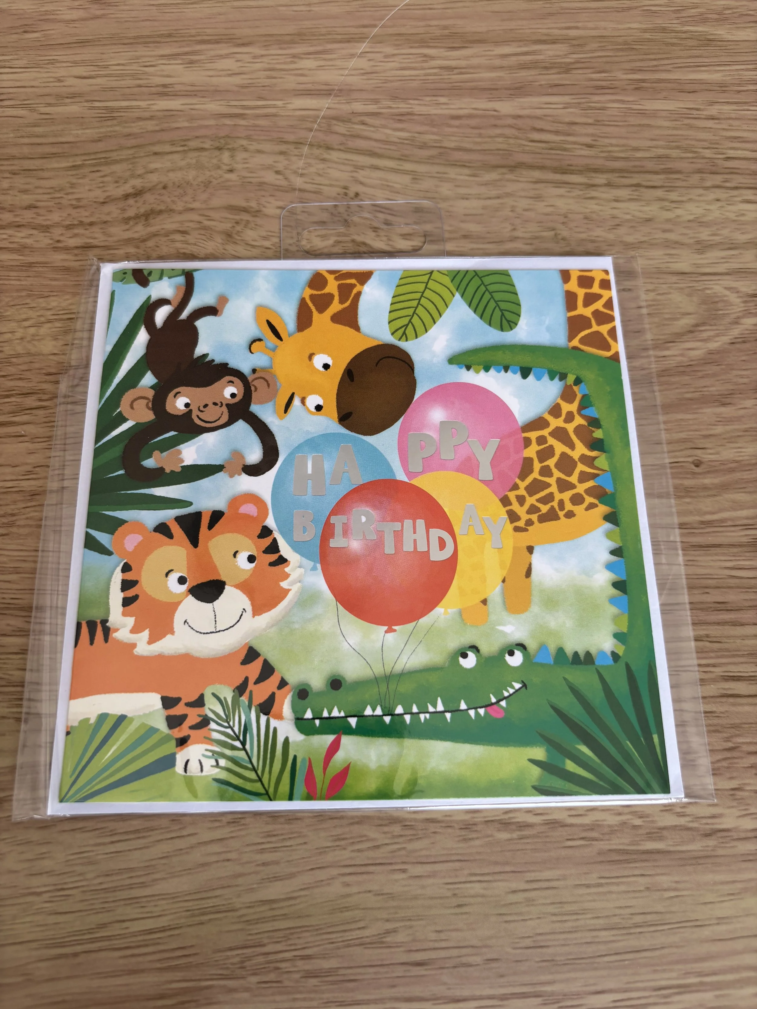 Jungle Safari Birthday Card