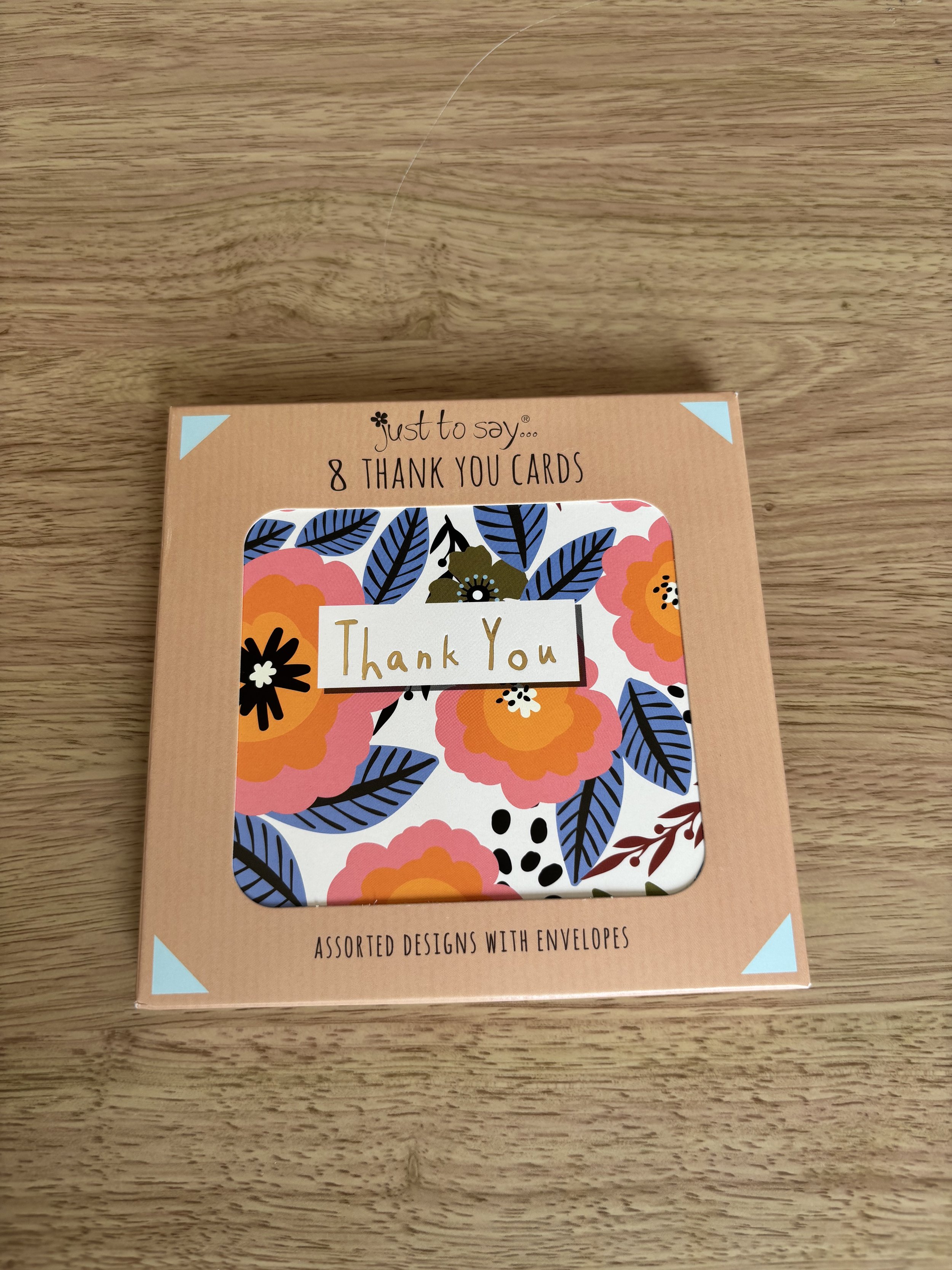 Floral Elegance Thank You Card Set