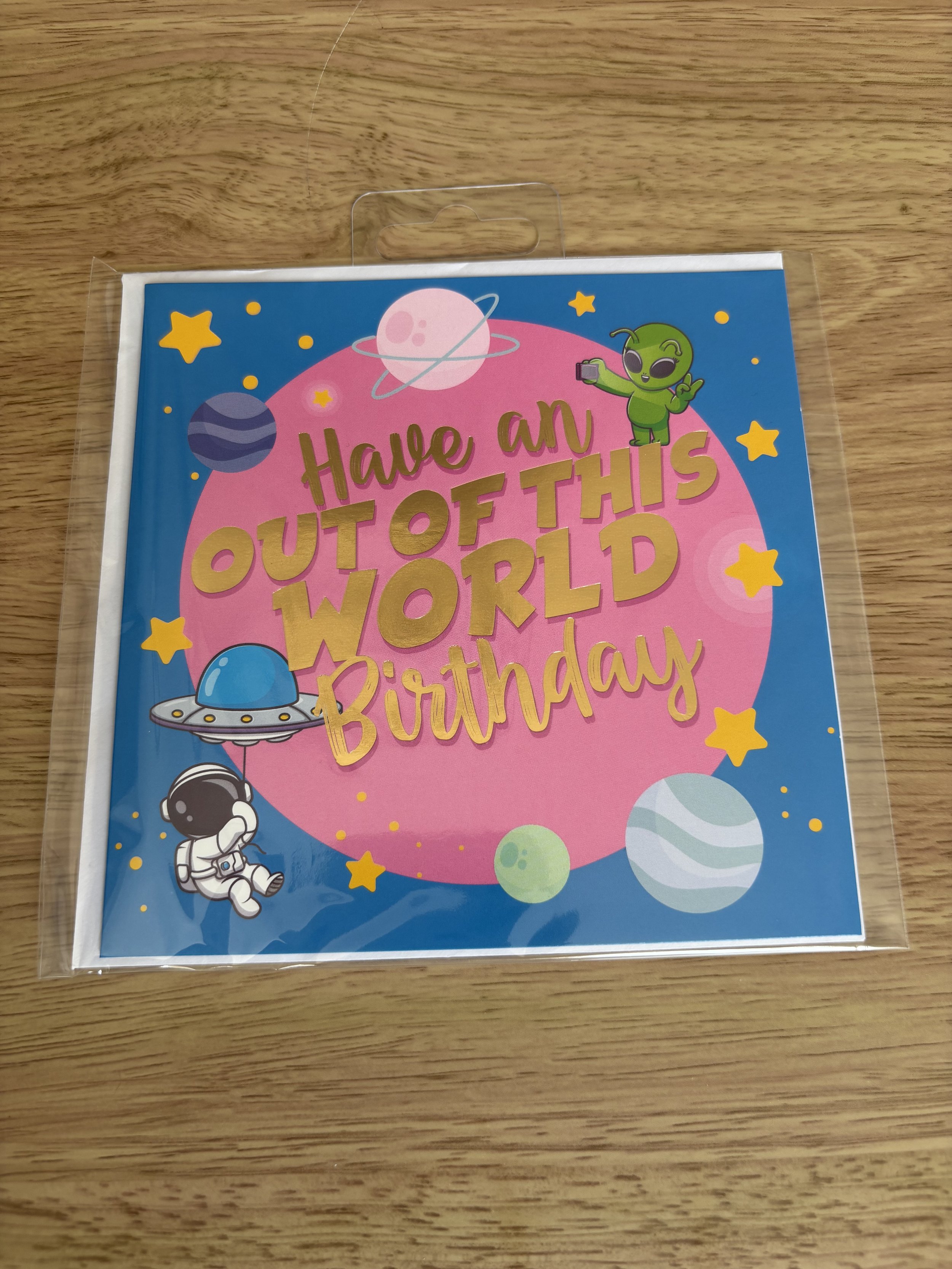 Out of This World Birthday Greeting Card