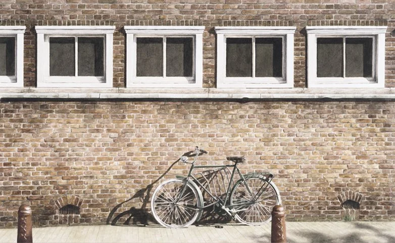 Amsterdam  -  Watercolor, Limited Edition Lithography Print, 25.25" x 16.75". Available for sale.