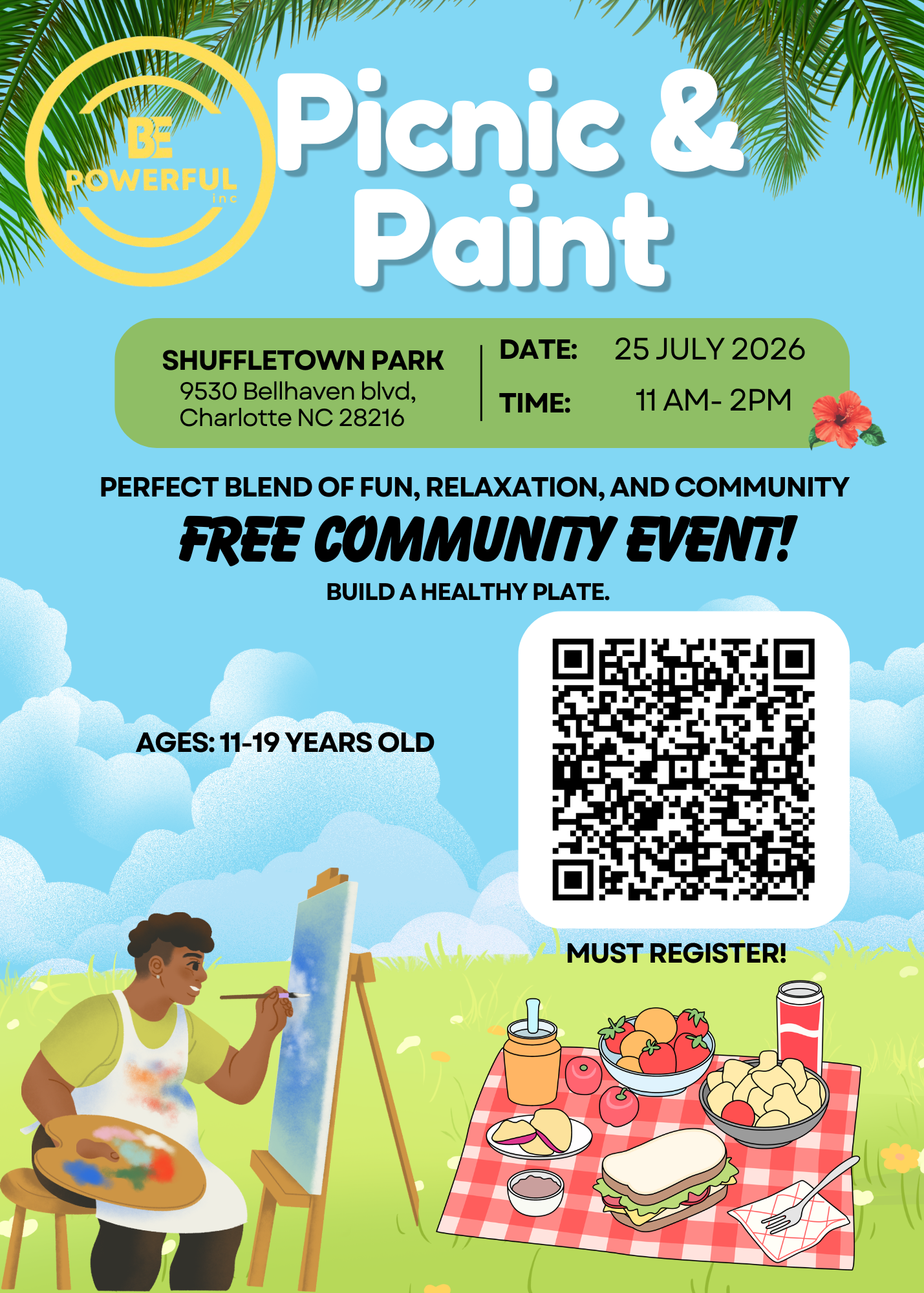 Bepowerful Picnic and Paint