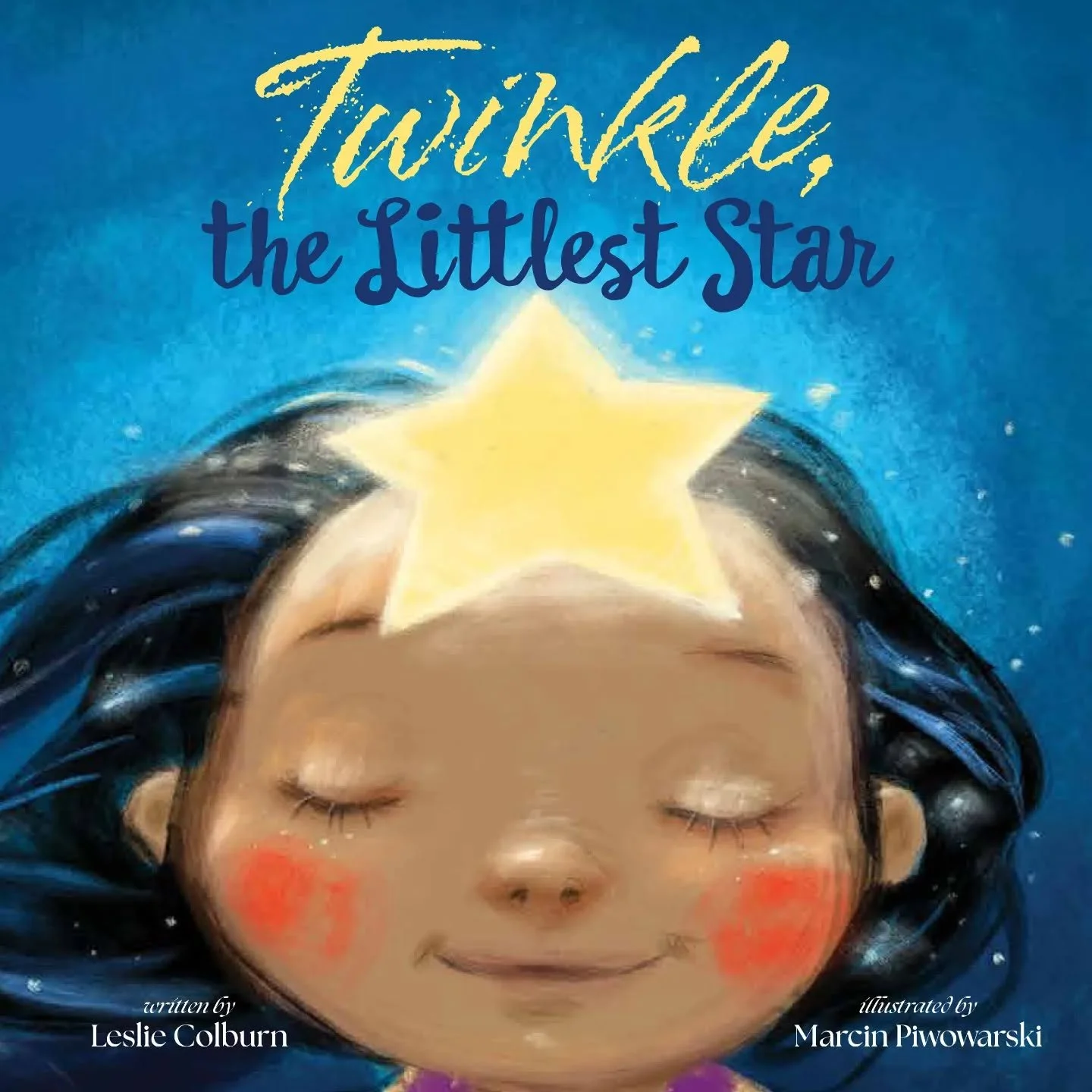Tiny among the bright stars, Twinkle doesn't fit in and dances across the night sky to find her place.
Preorder this special book for your little Christmas stars  at lesliecolburn.com.