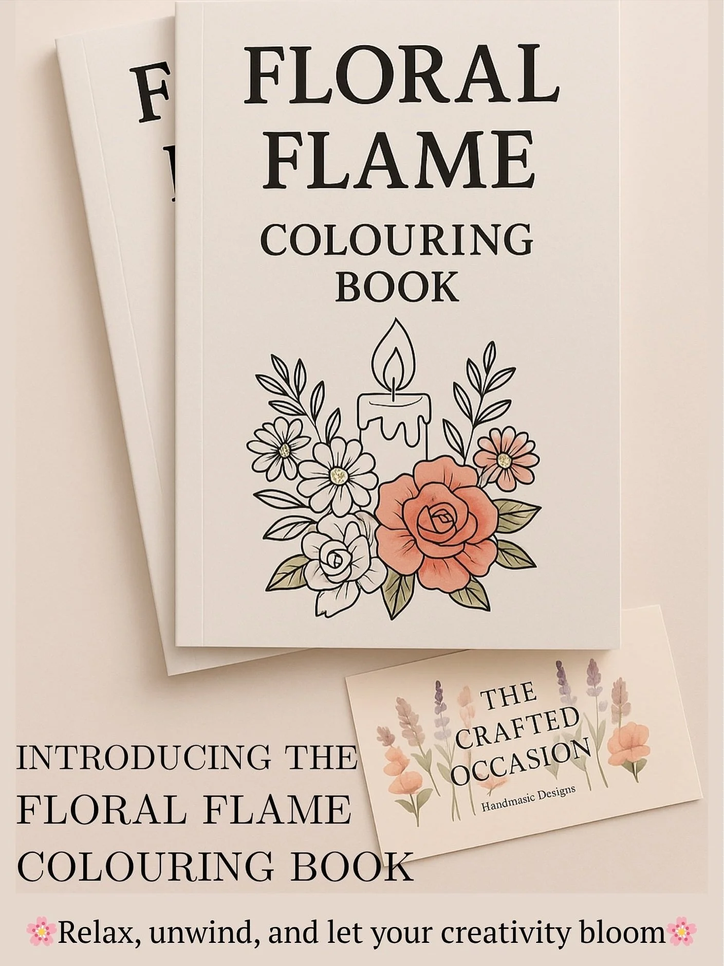 🌸 NEW RELEASE &ndash; Floral Flame Colouring Book 🌸
Unwind, relax and let your creativity bloom with the Floral Flame Colouring Book &mdash; a collection of 21 beautiful floral pages designed to calm your mind and spark inspiration.
🖤 Perfect for 
