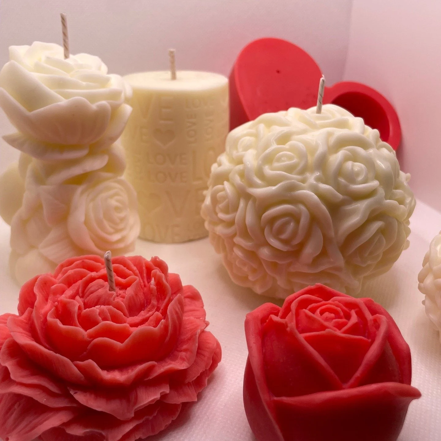 Fall in love at first light.

Our Valentine&rsquo;s candle collection is hand poured to set the mood, whether you are planning a cozy night in, a romantic surprise, or a little self love ritual. Each candle is crafted with care, rich fragrance, and a