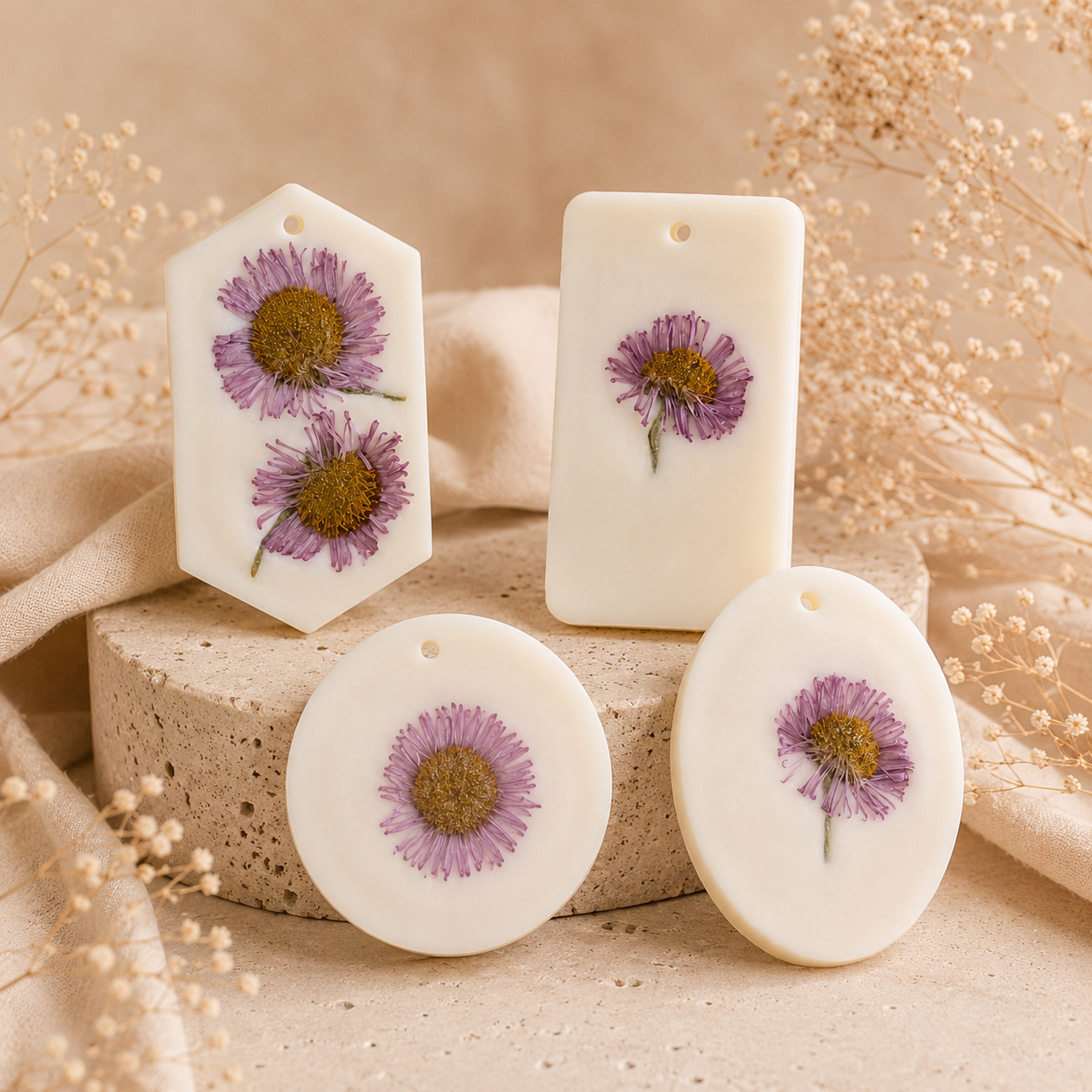 Floral Melt Bars - Set of 4