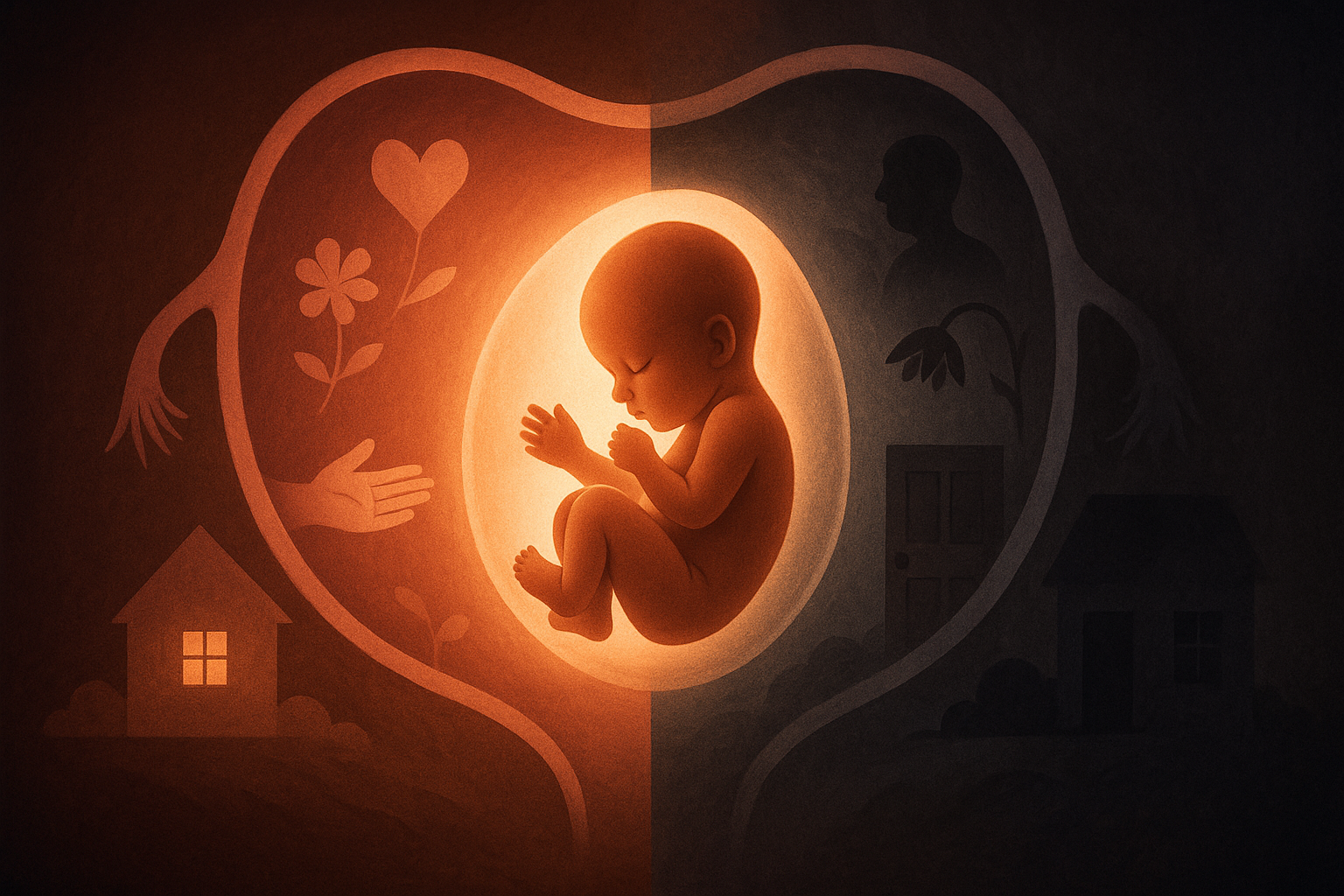 Hvordan fødslen og livet i livmoderen kan præge os hele livet