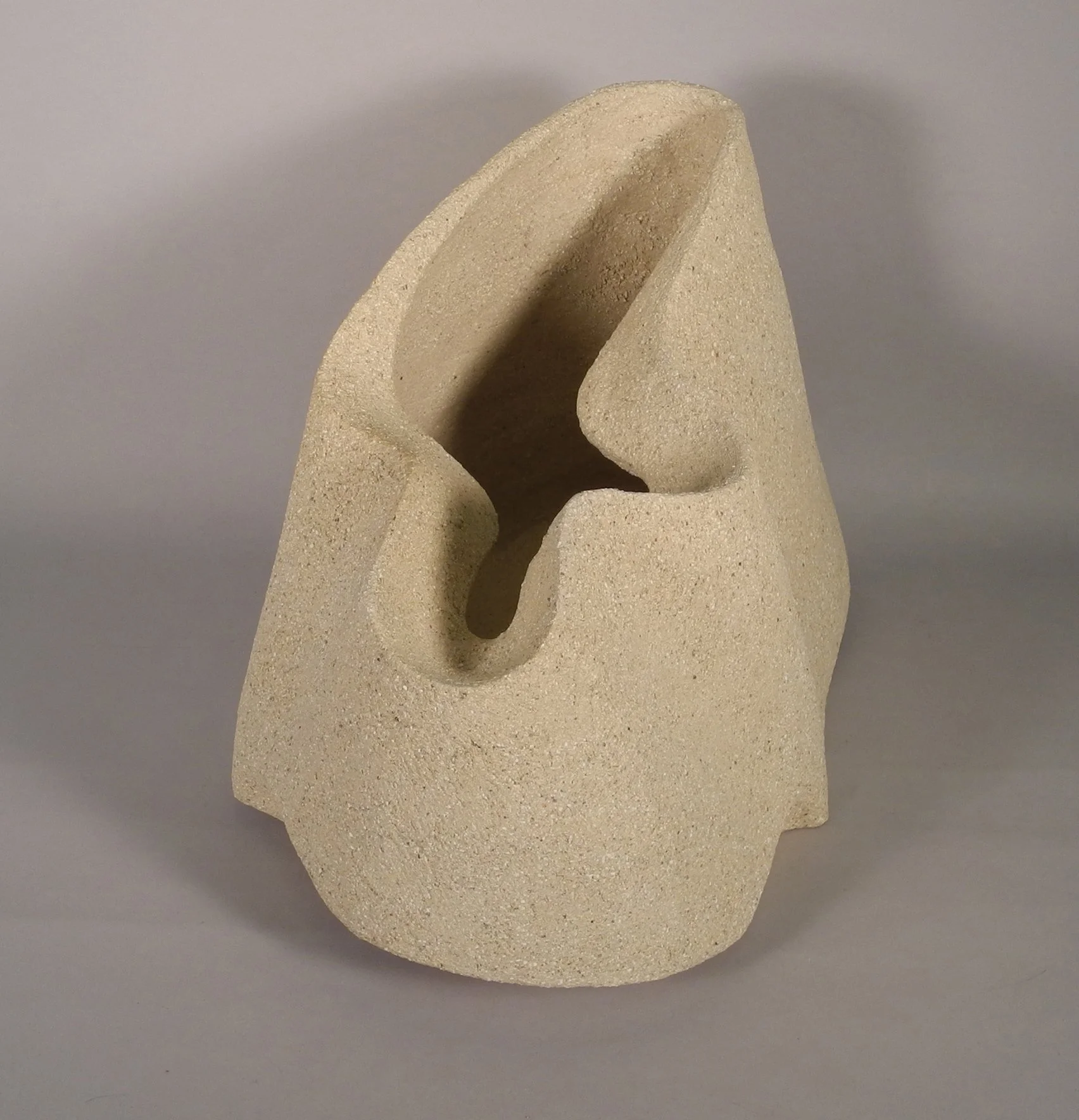 Gloria Carrasco; The Skin of the Earth, 2011; 2013.001.10; 13.5" x 13.5" x 7"; Slab-built ceramic; Gift of the artist through the International Academy of Ceramics