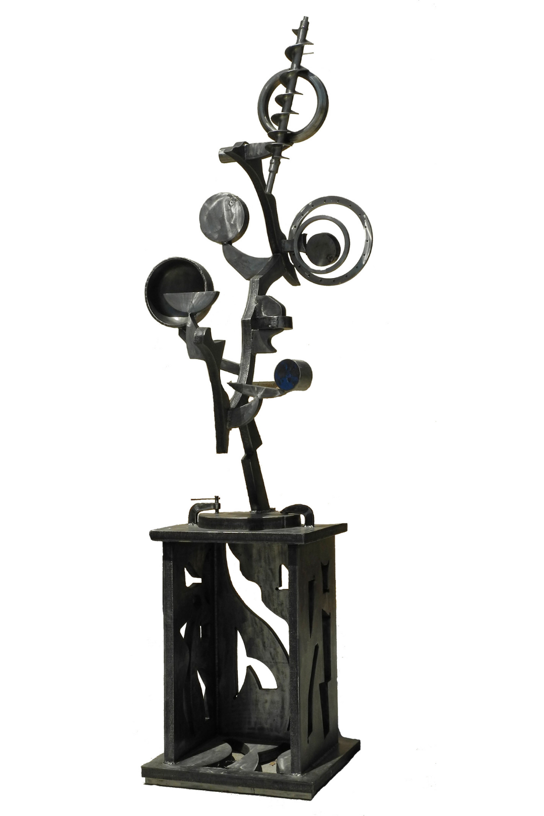 George Tobolowsky; The Stainless Entrepeneur, 2011; 2012.03.00; 76" x 32" x 43"; Steel; Purchased from the artist with funds
provided by the Communities Foundation of Texas