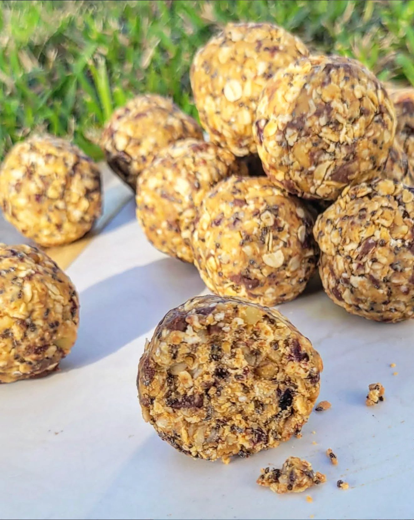 These are one of my favorite snacks to make and I almost always have them in my pack when I go trail walking! I really like this recipe because they are stable at room temperature and only get slightly "softer" when they warm up after being