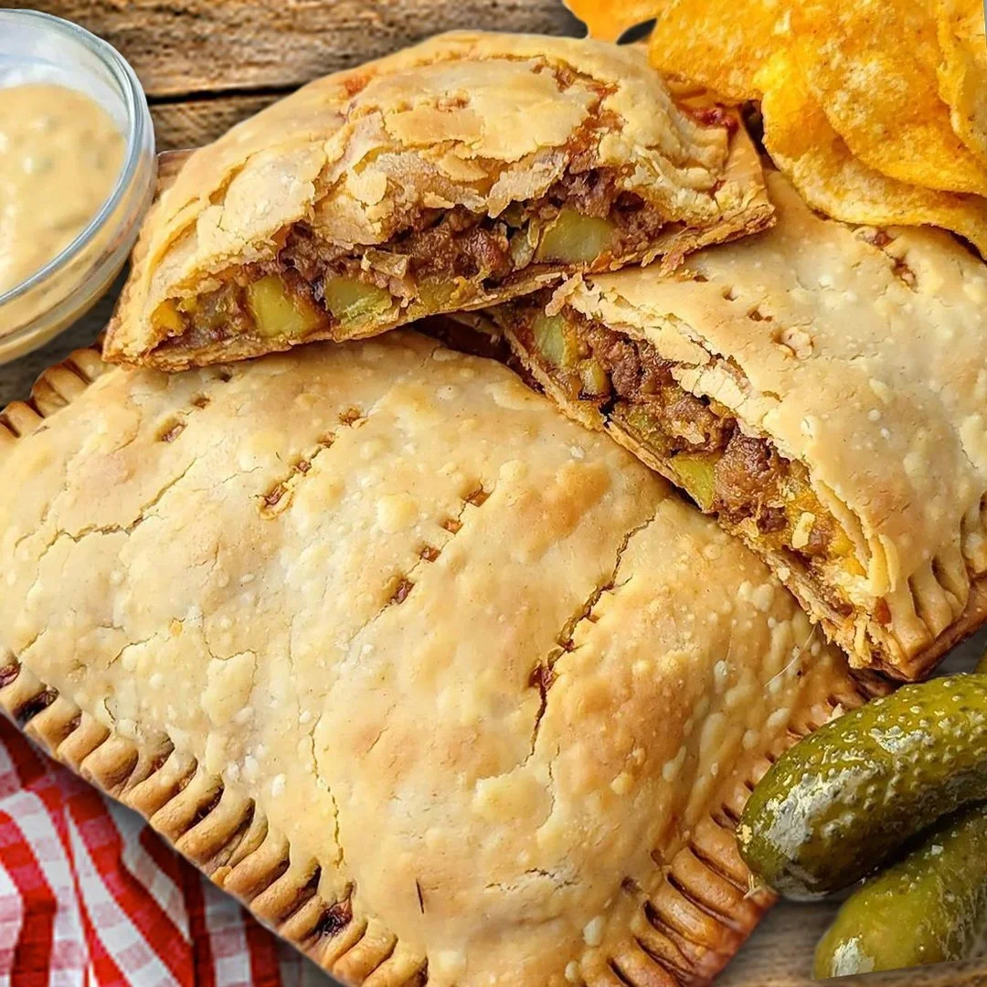“Big Moc” Hand Pies with Vegan Special Sauce