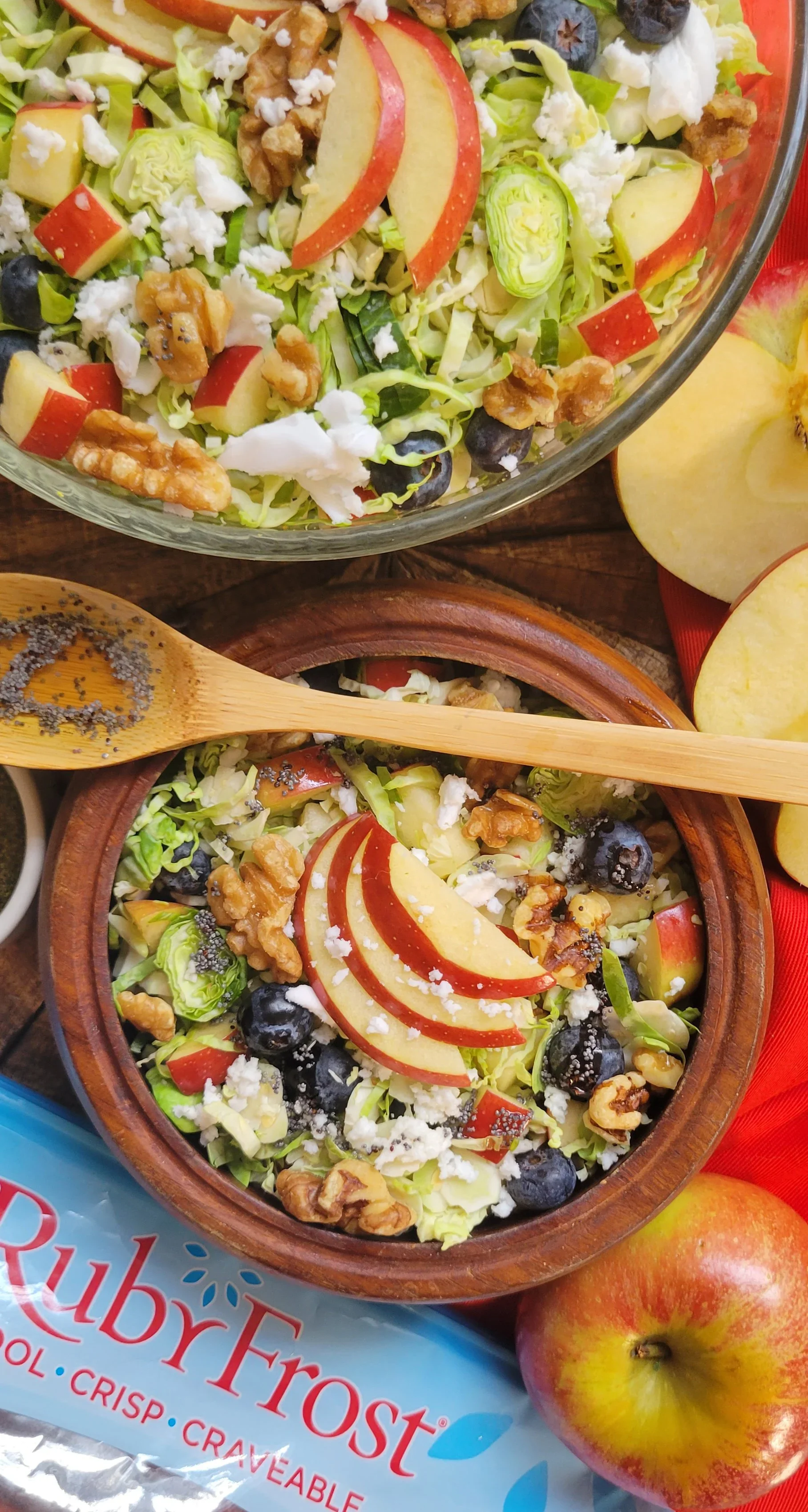 Late-Summer Apple Salad with Poppy Seed Dressing