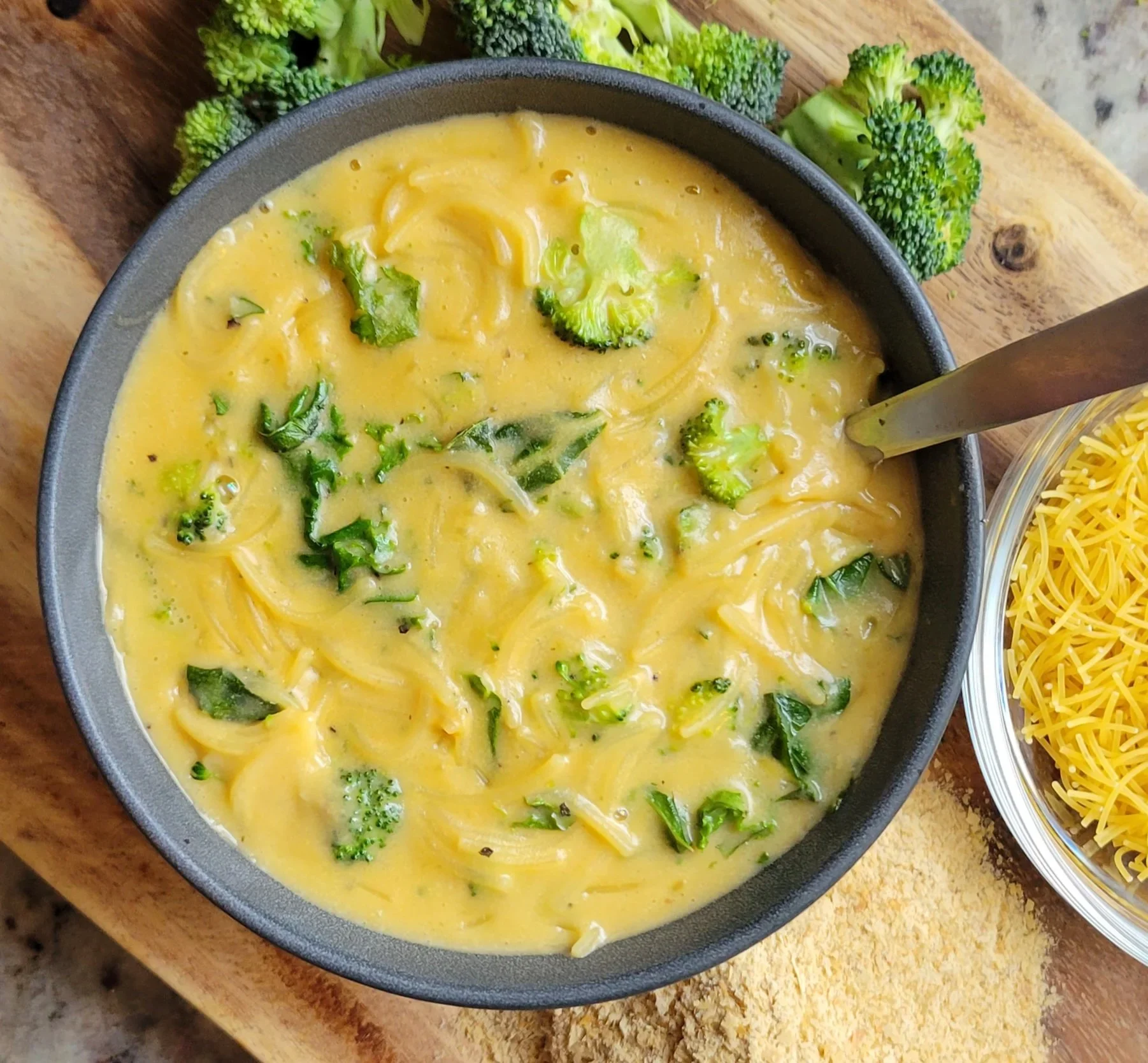 Amish-Inspired Dairy-Free Broccoli Cheese Soup