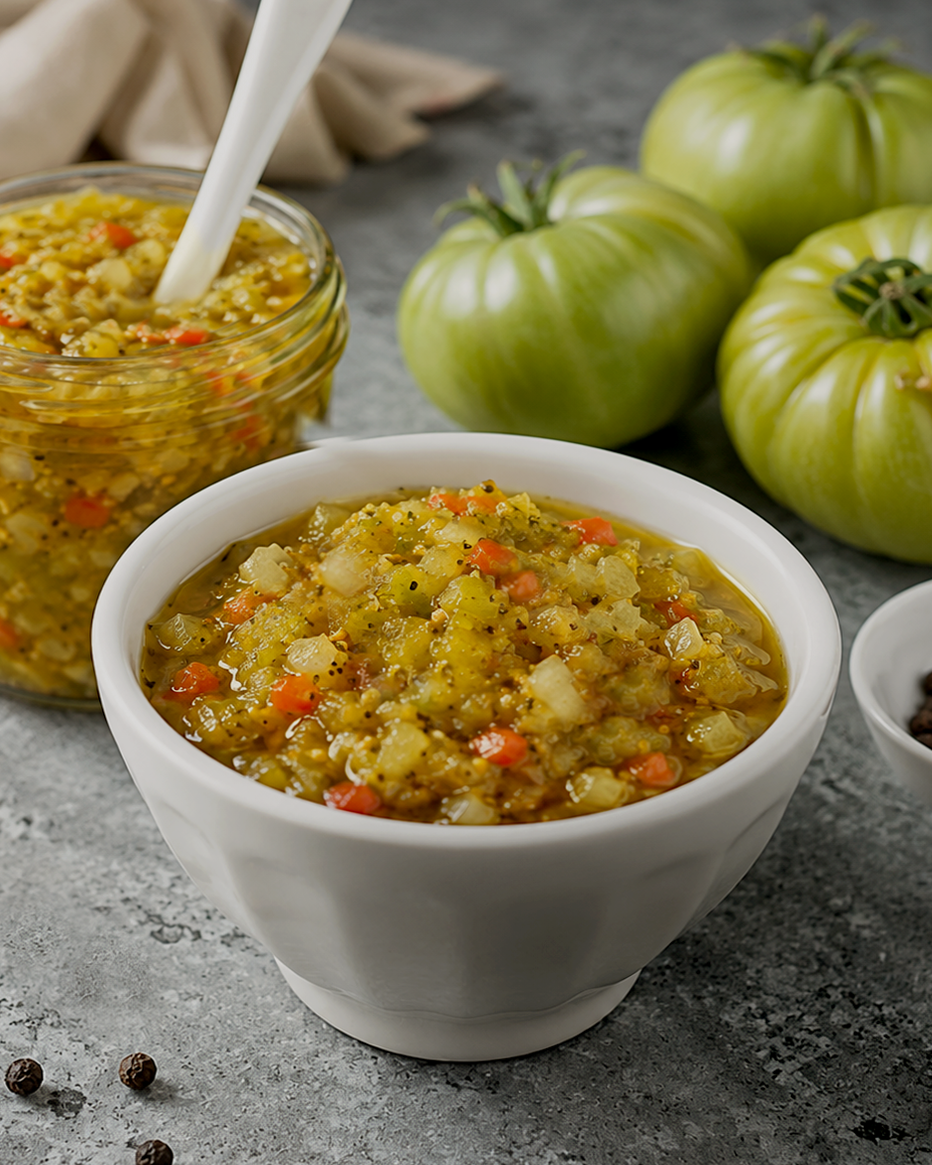 Small-Batch Green Tomato Relish