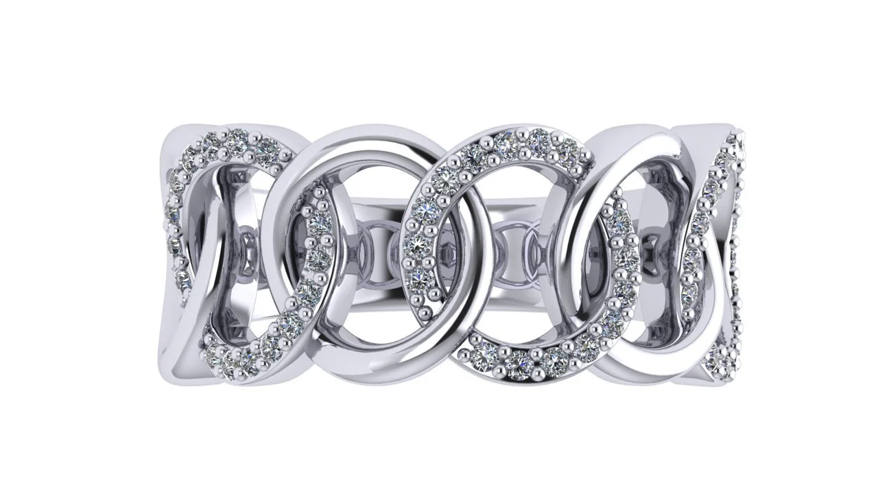 Pave Diamond Fashion Ring