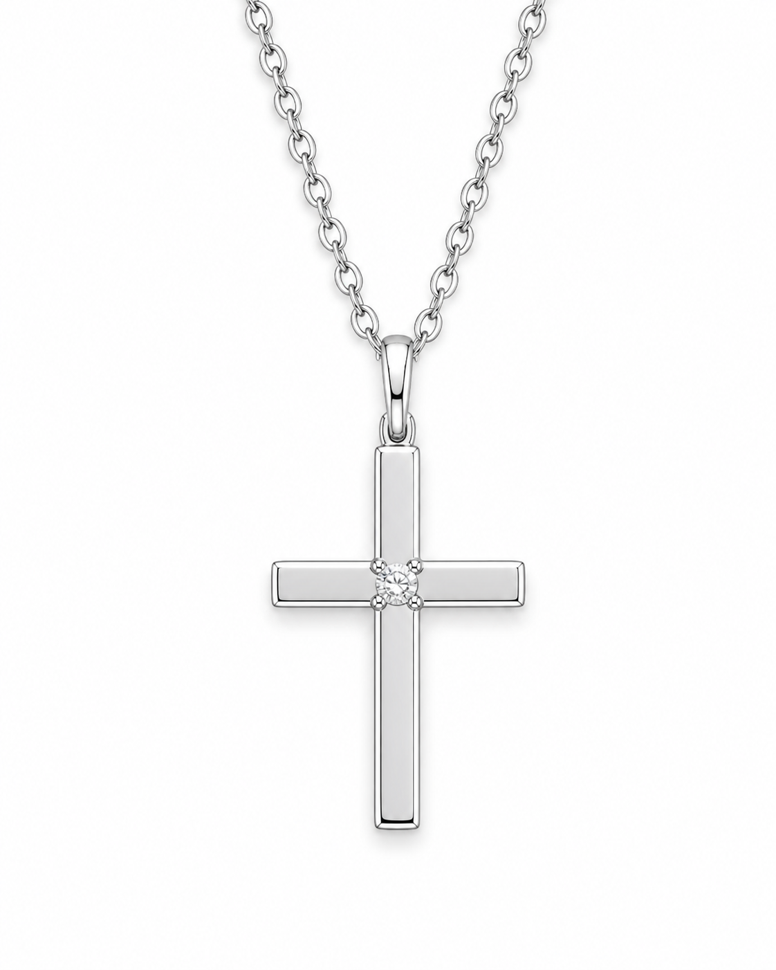 Children's Diamond accent Cross Pendant