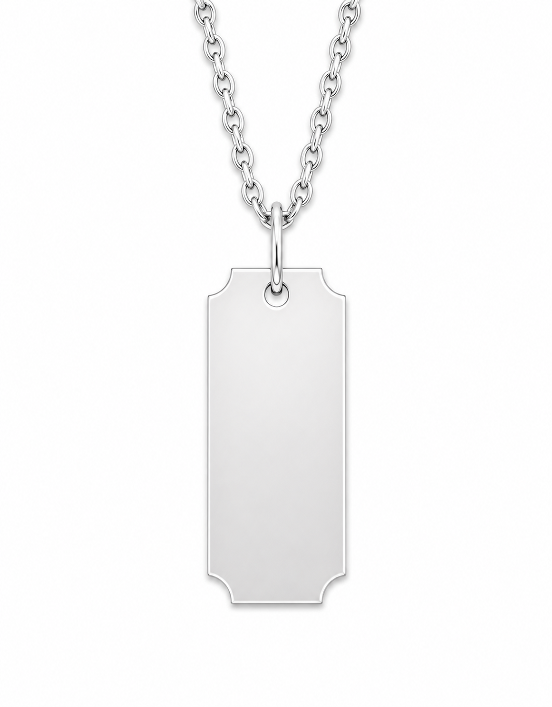 Engravable Dog Tag Pendant