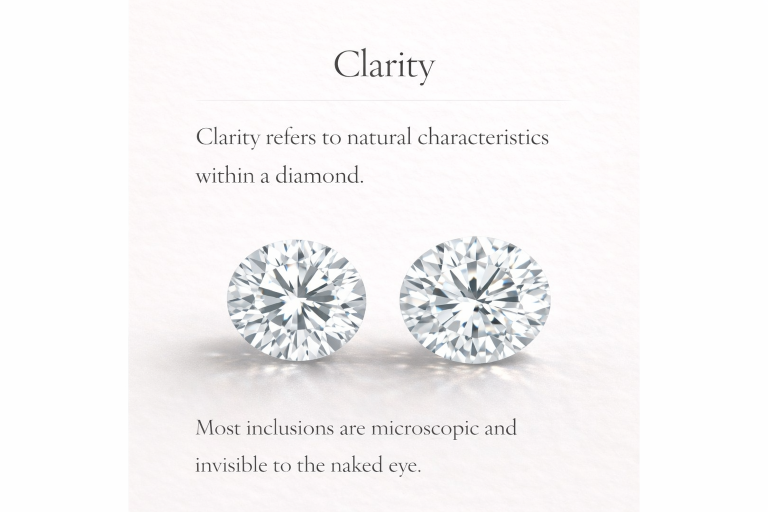 Diamond Clarity Representation