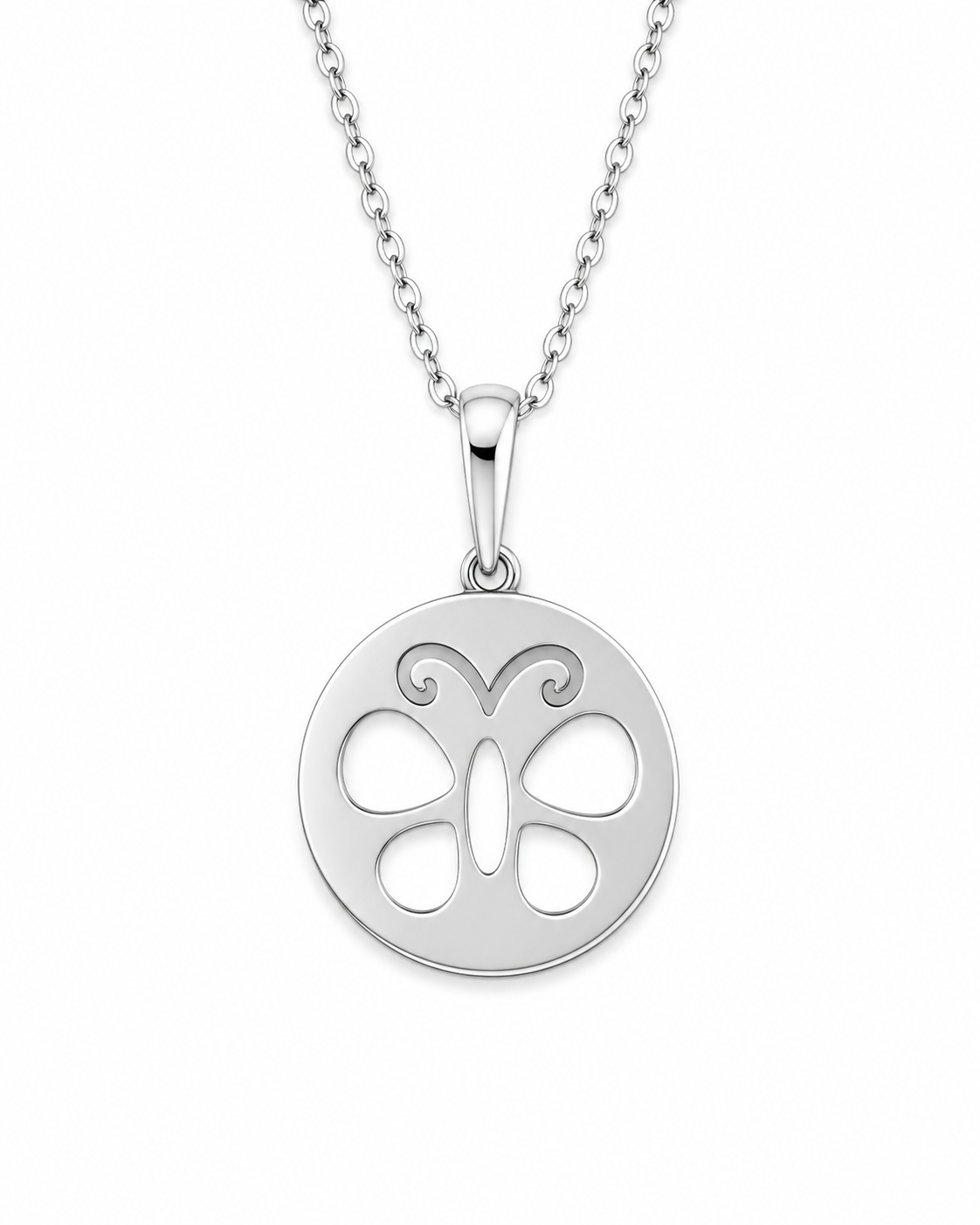 Children's Butterfly Disc Pendant