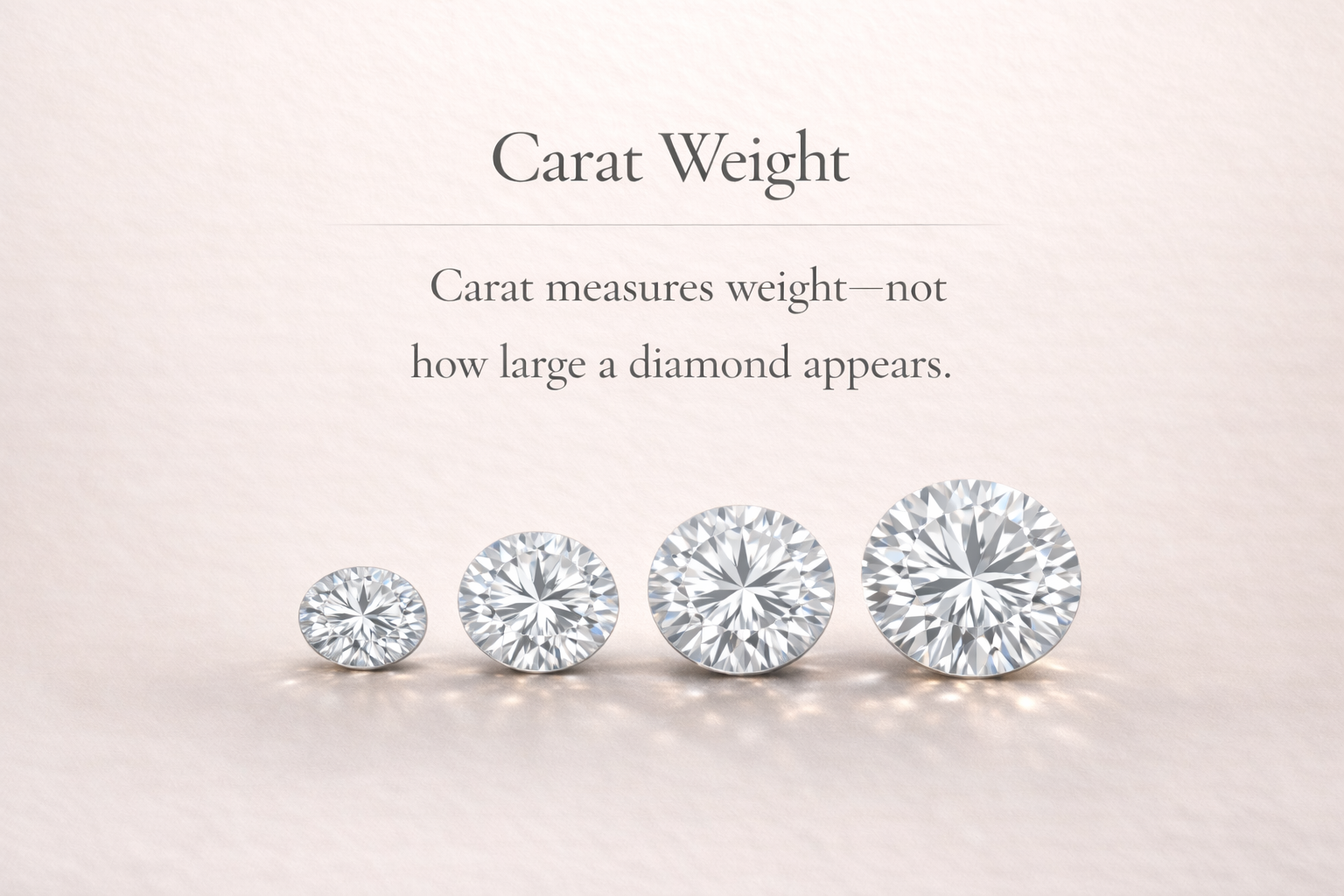 Diamond Carat Weight Representation