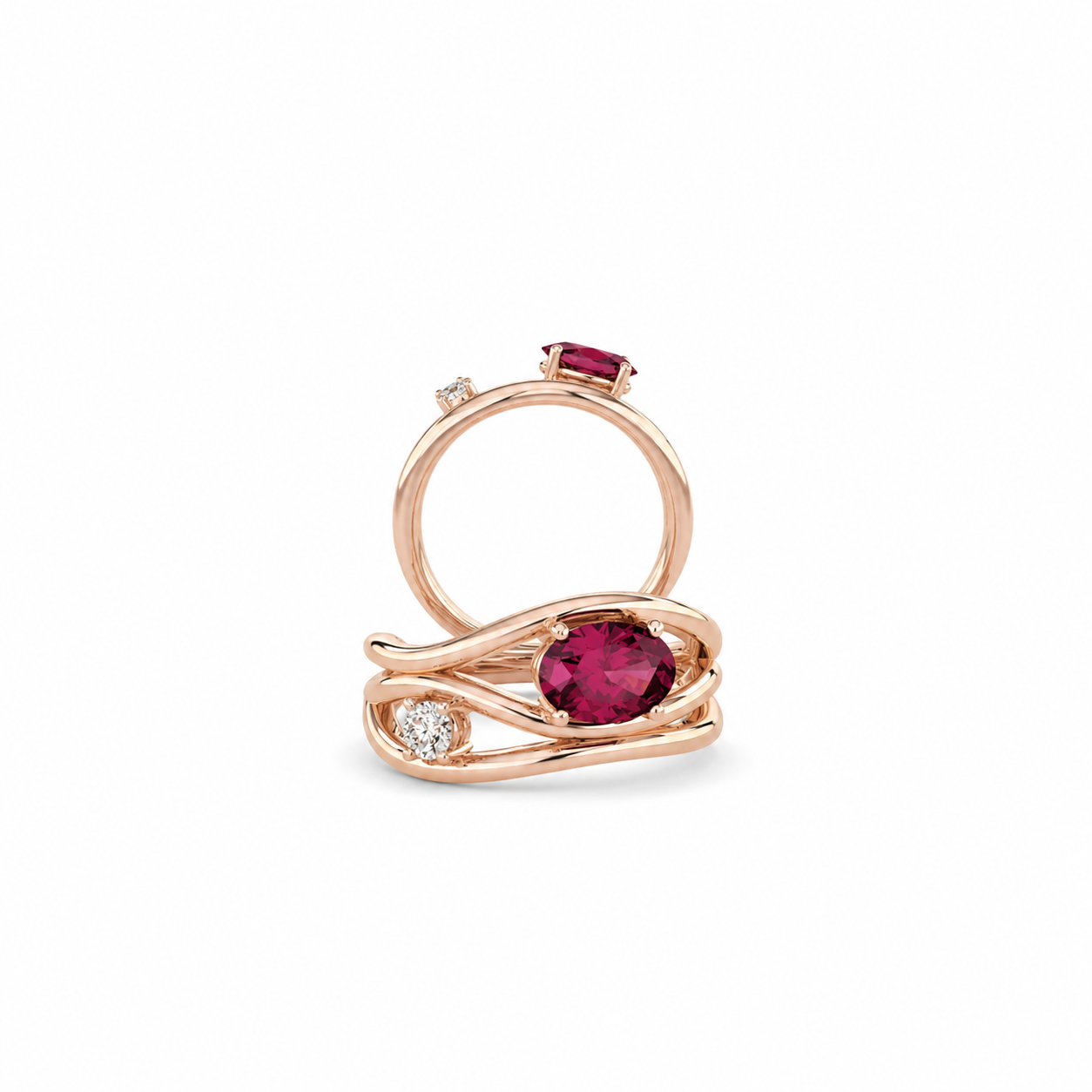 2 Stone Ring