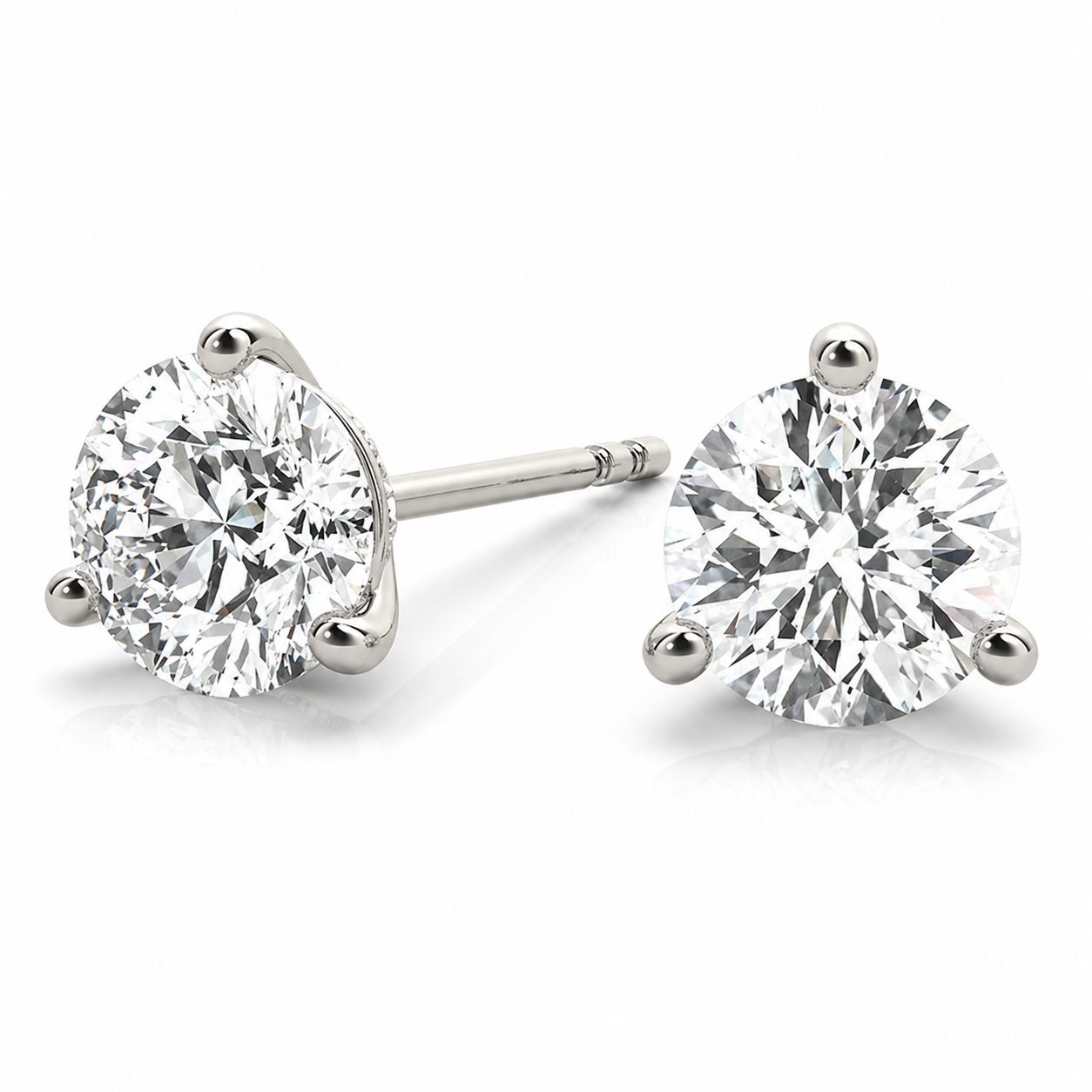 Diamond Martini Studs