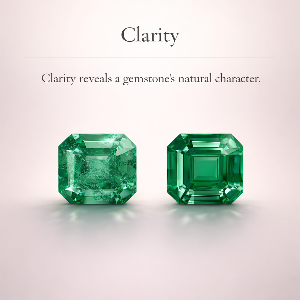 Gemstone Clarity Representation