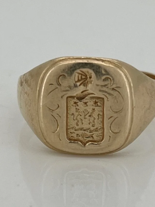 Family Crest Pendant - Before