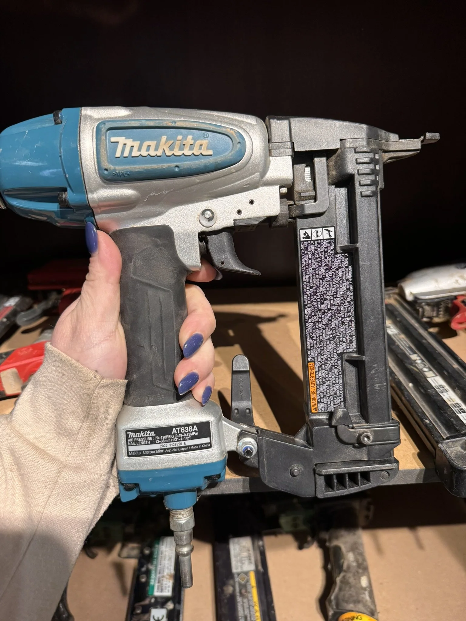 Makita 1/4" Narrow Crown Stapler, 18 Ga - SOLD