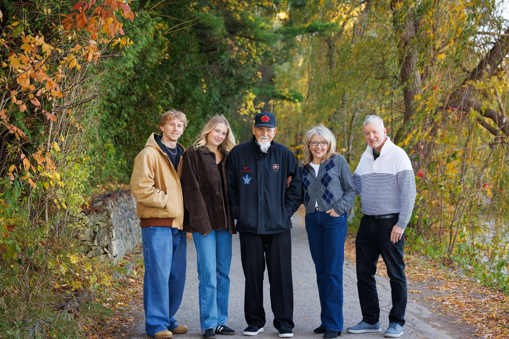 Family photo shoot in Milton, Ontario