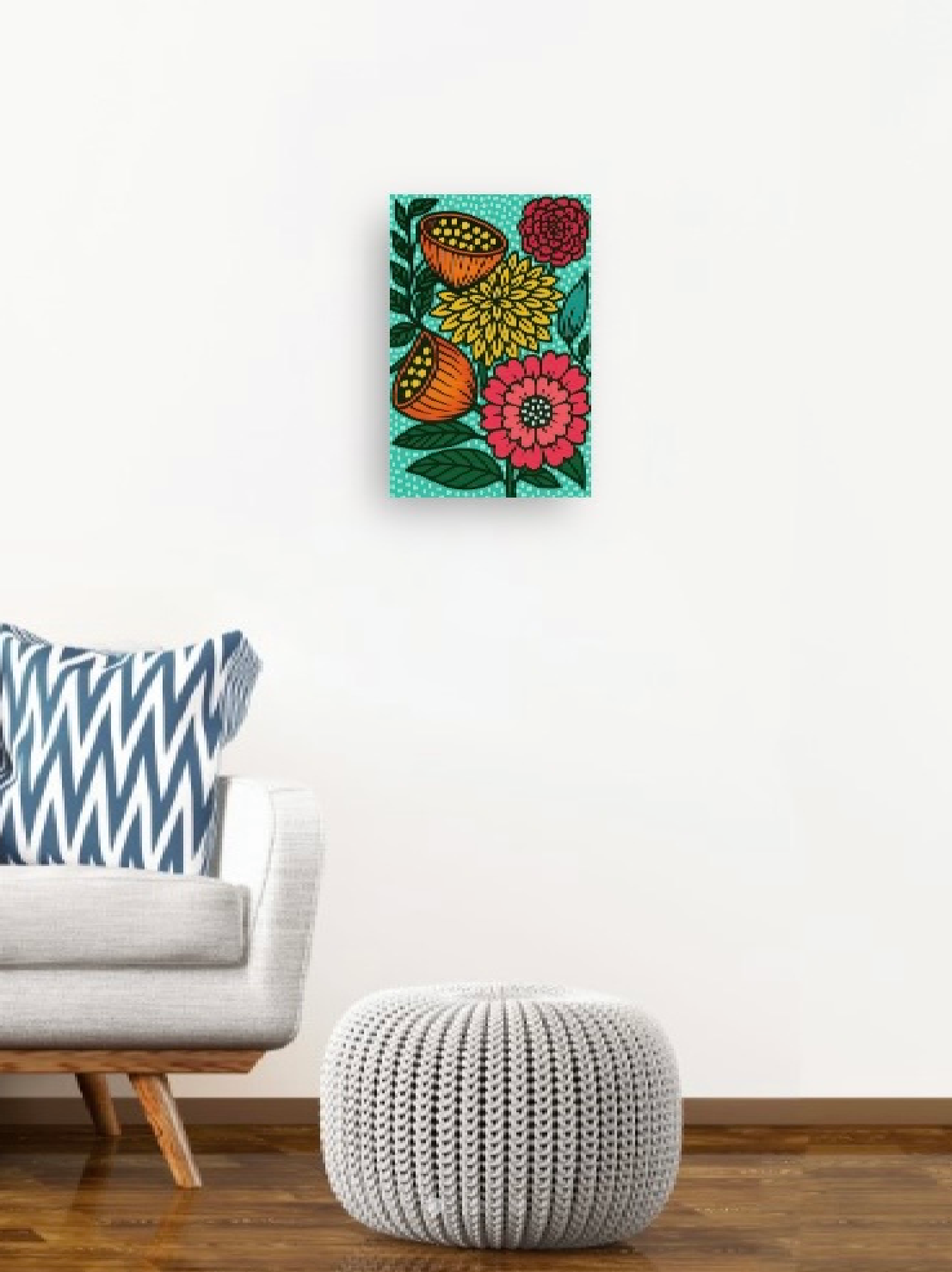 Digital print 6 by Wild Waters with pouffe.webp