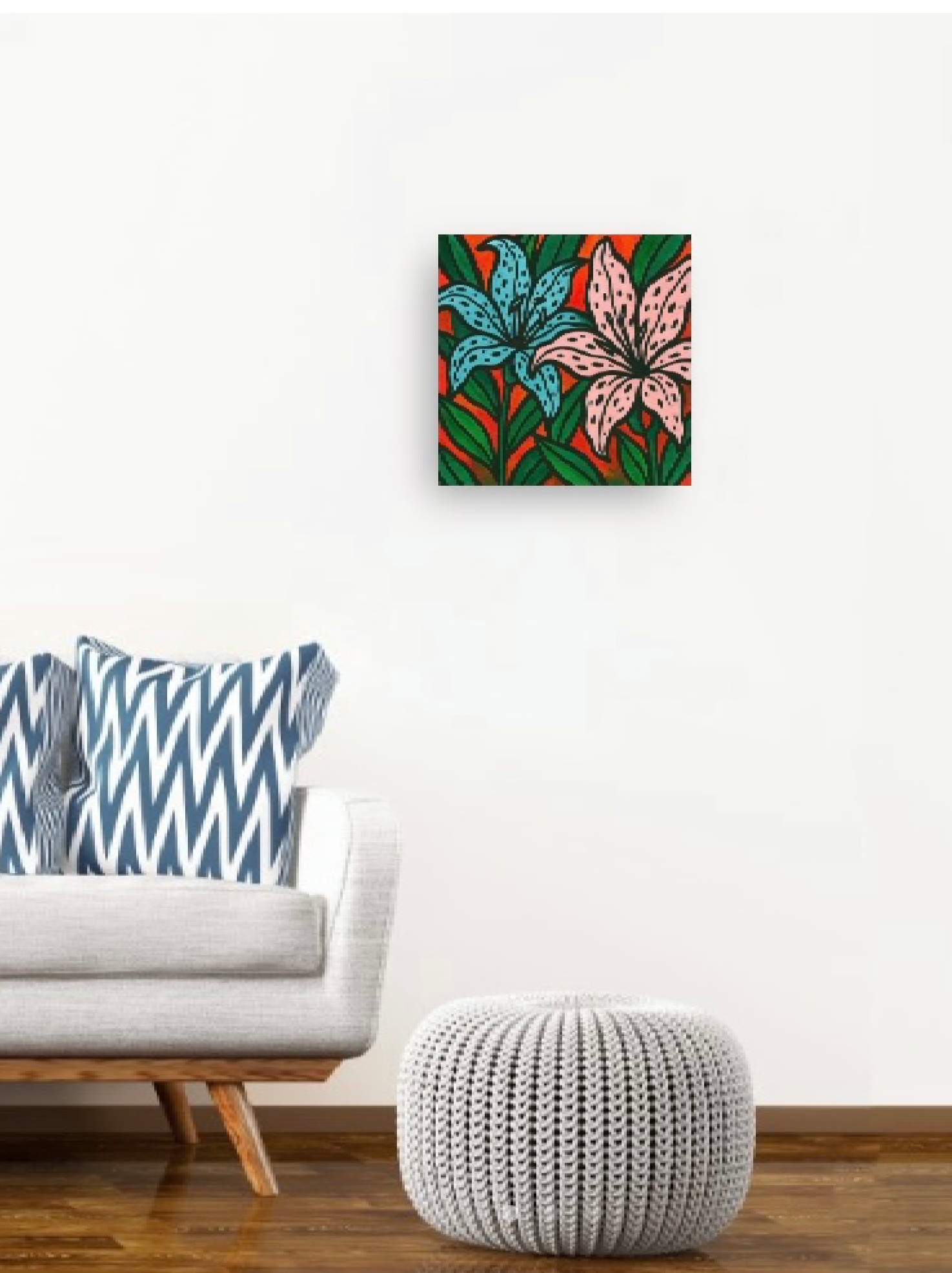 Digital print 3 by Wild Waters with pouffe.webp