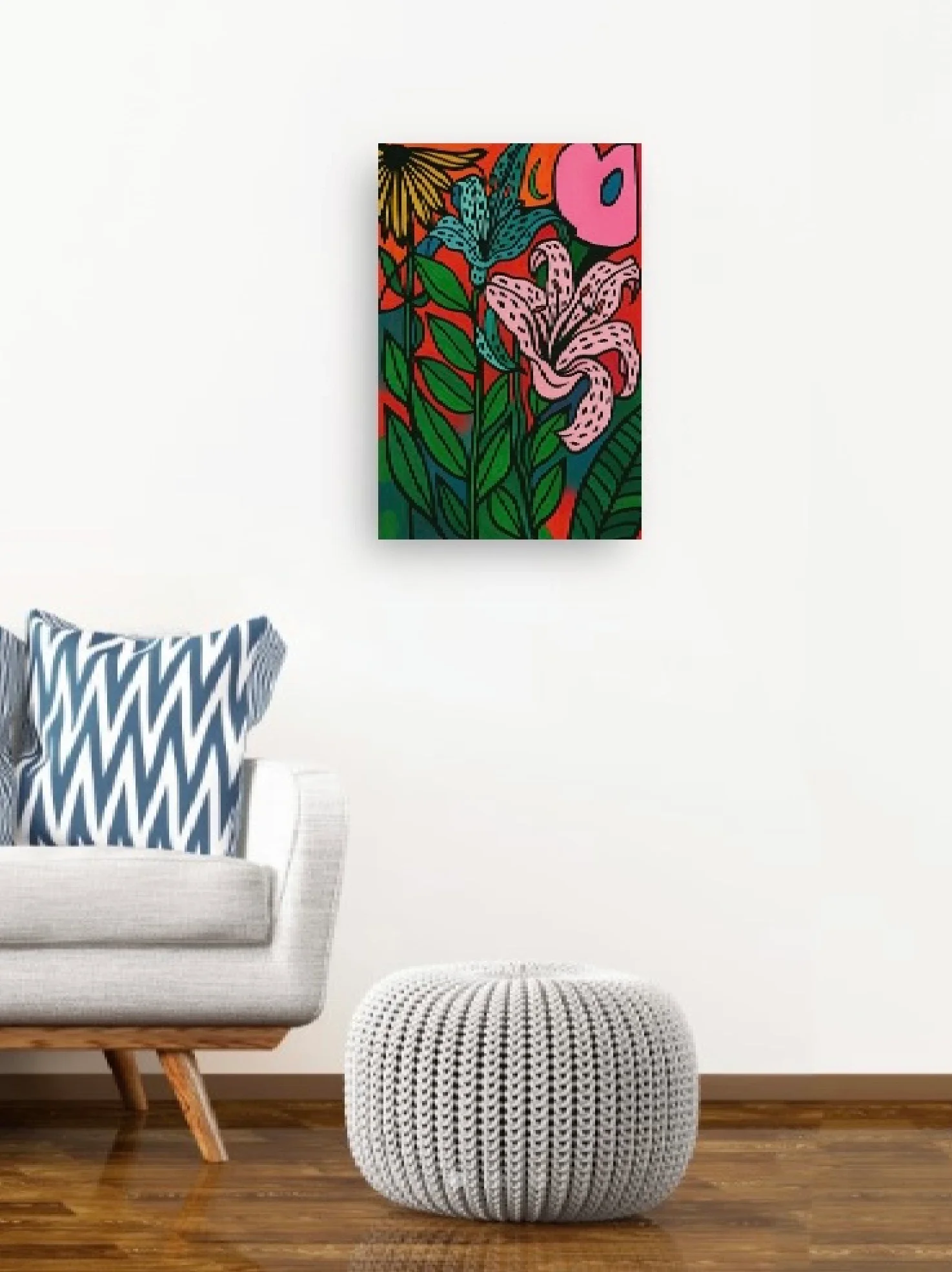 Digital print 2 by Wild Waters with pouffe.webp