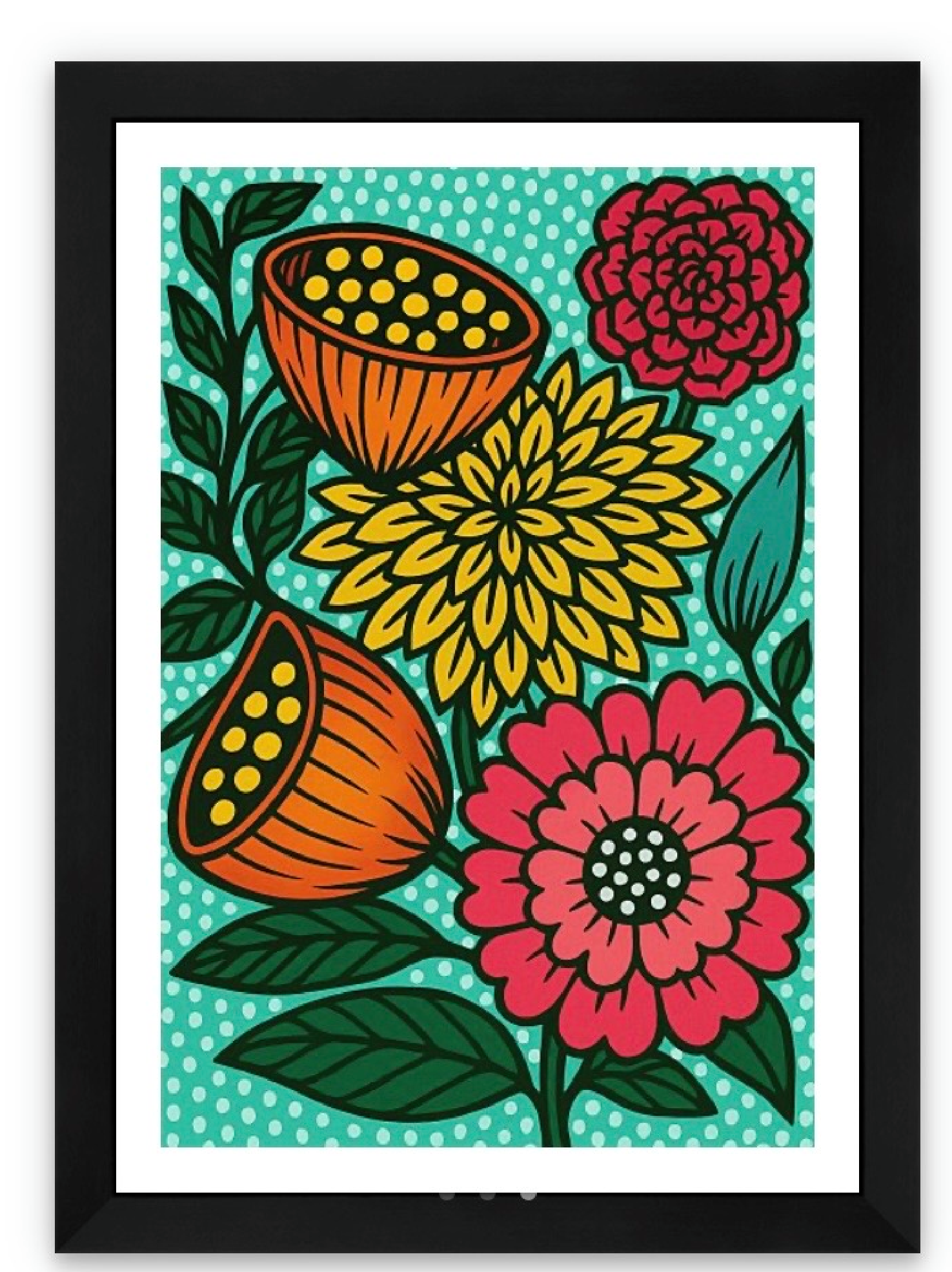 Digital print 6 by Wild Waters with black frame.webp