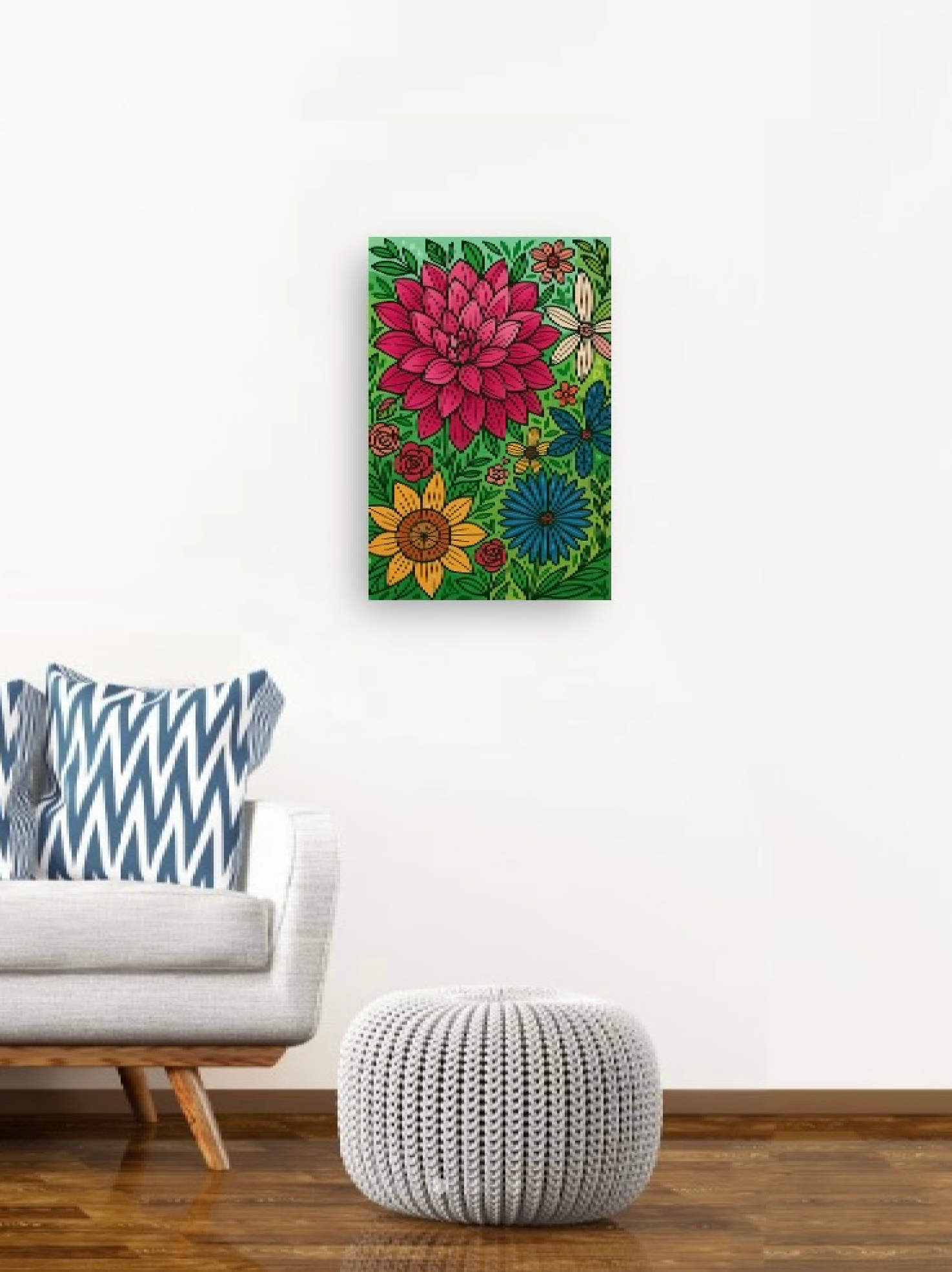 Digital print 8 by Wild Waters with sofa.webp