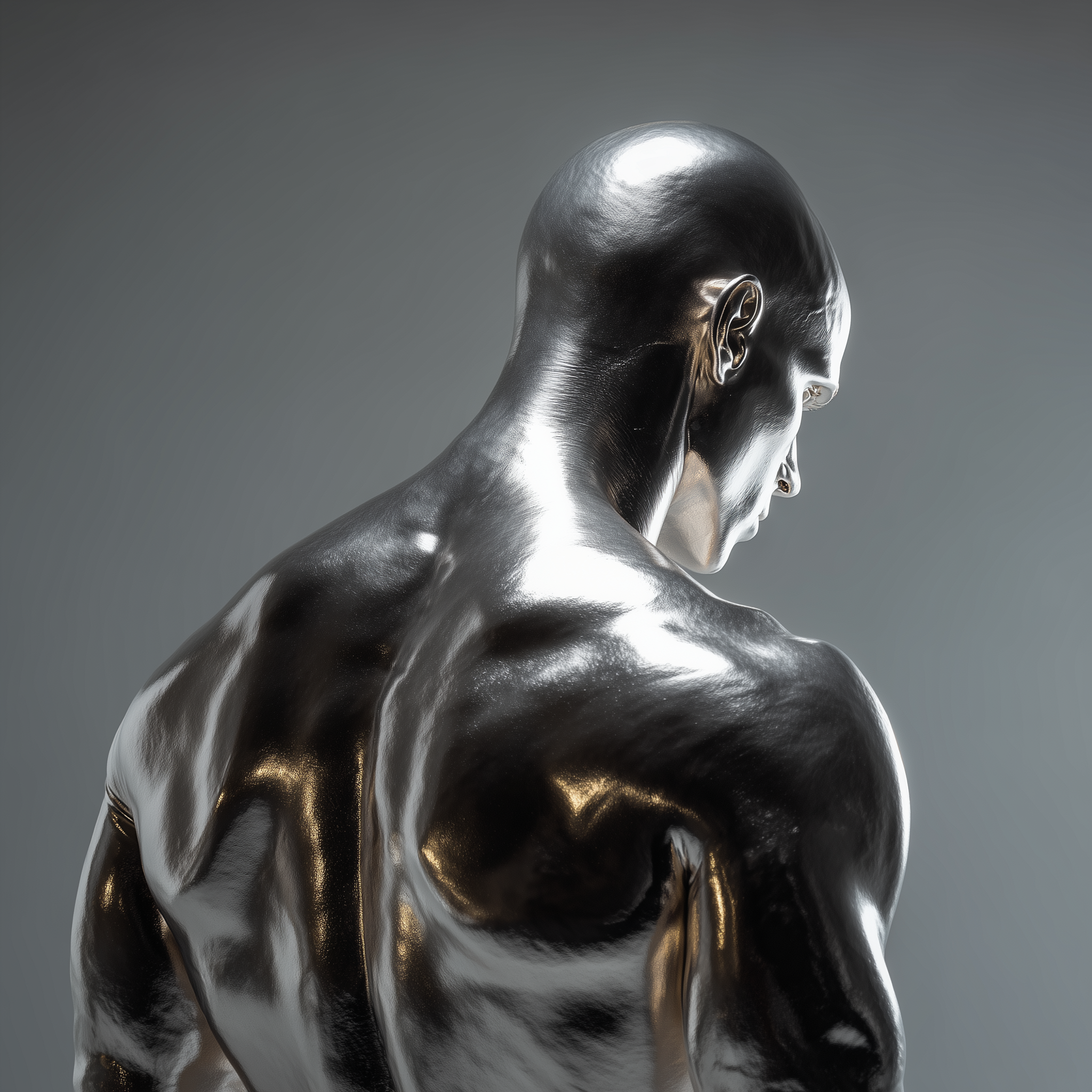 Chrome Alien Character Design