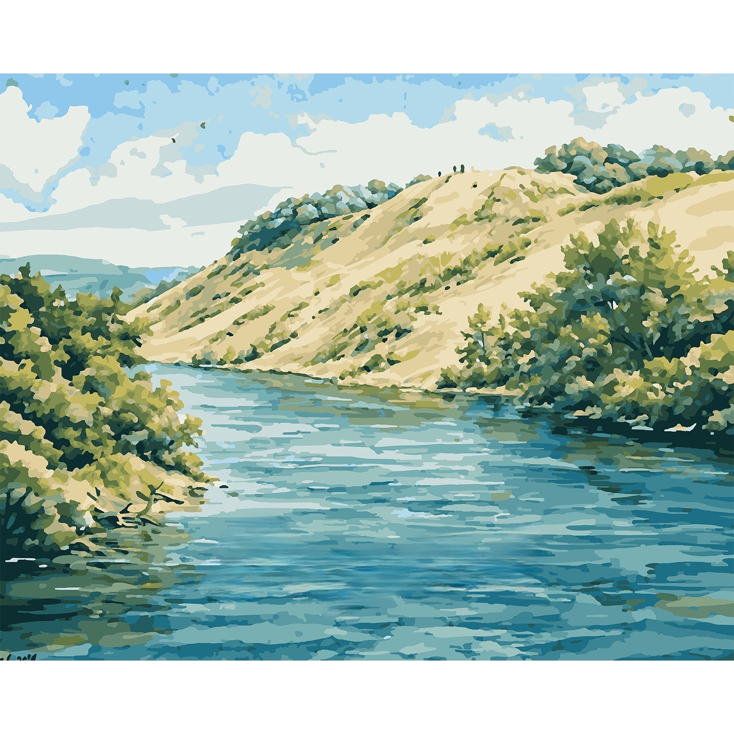 Saugatuck Dunes Over the River Paint-by-Number Kit