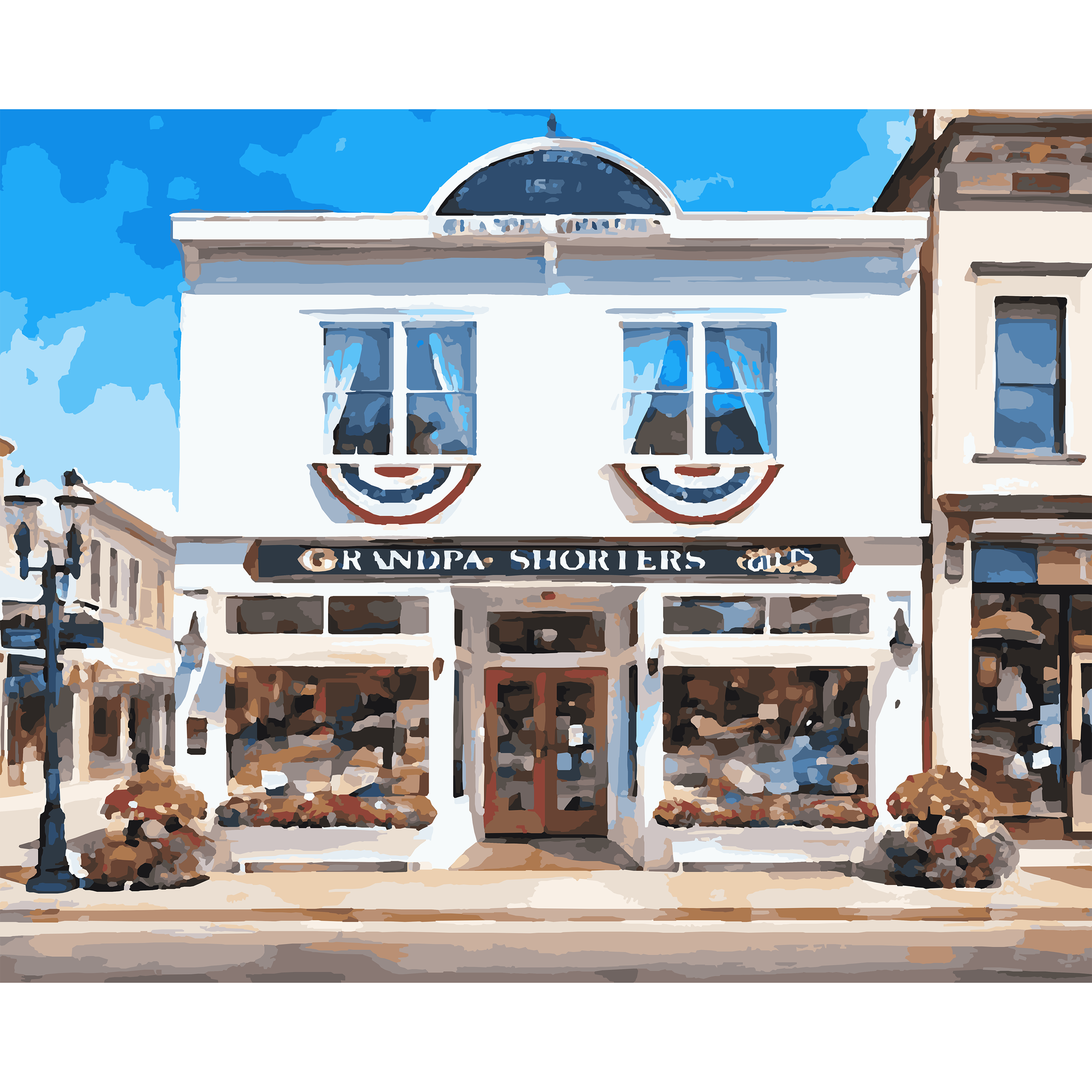 Grandpa Shorter’s Summer Storefront - Petoskey (Paint-By-Number Kit)