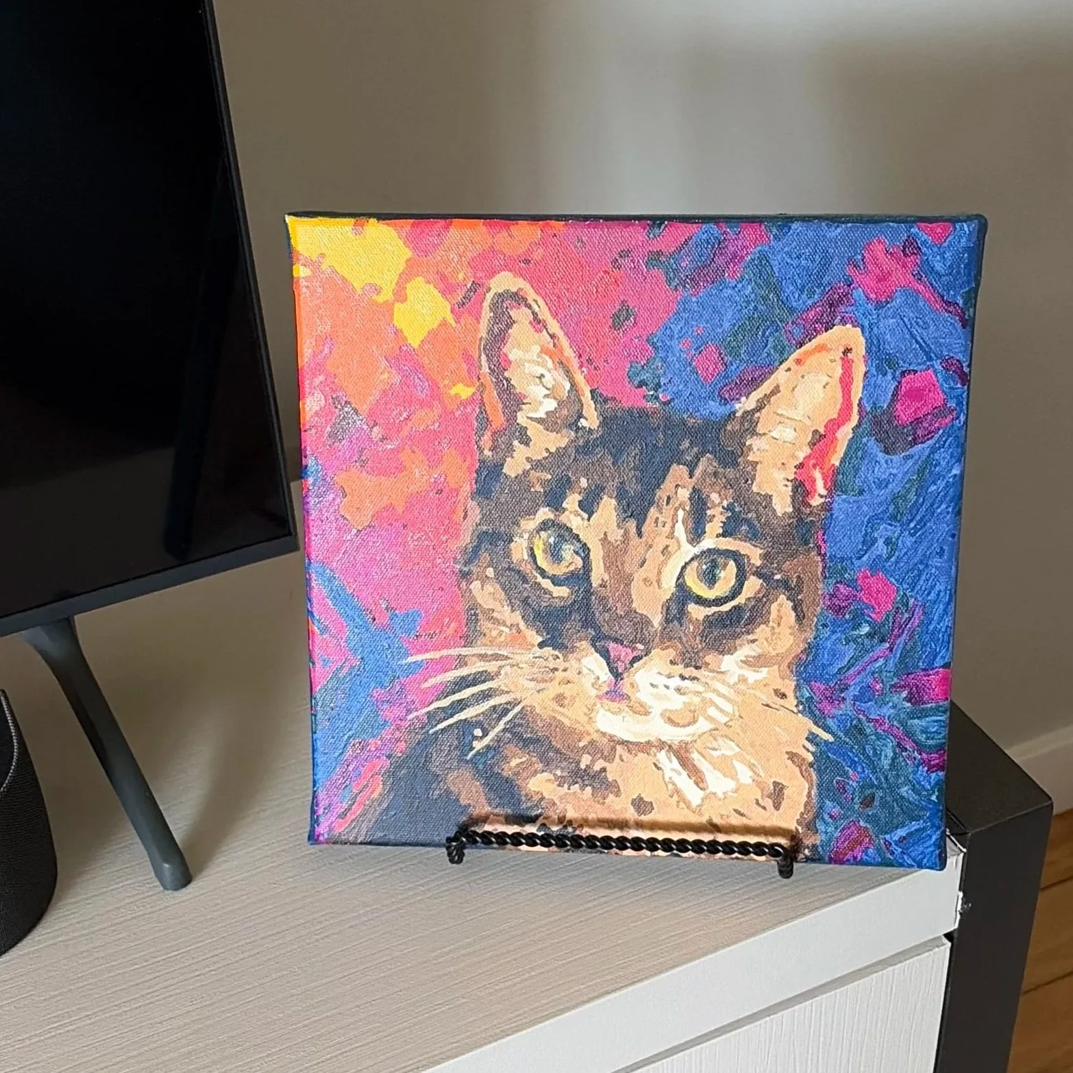 Custom Paint-by-Number Pet Expressive Art Workshop Held by Mitten Masterpiece