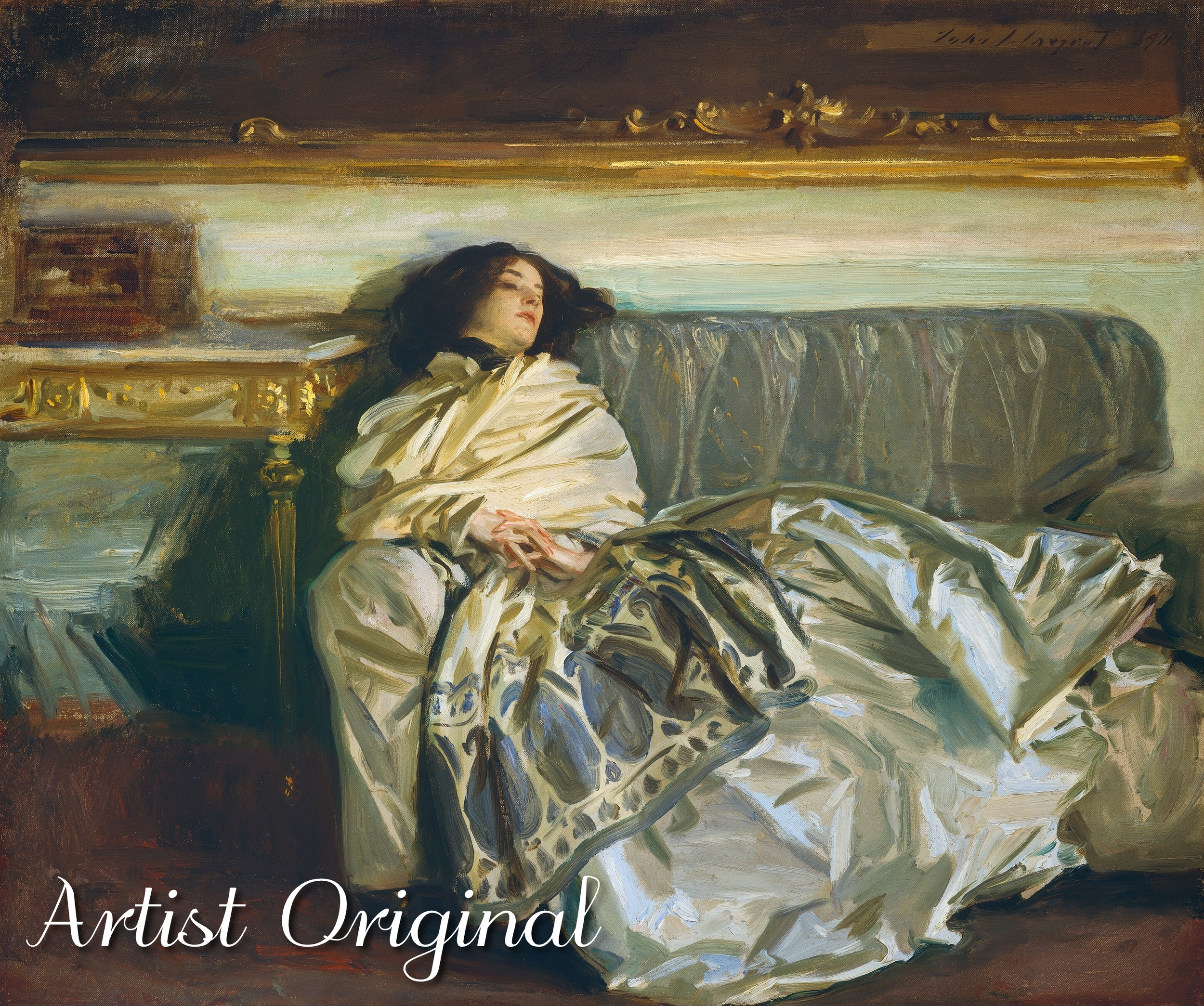 John Singer Sargent’s Nonchaloir (Repose) (1911) (Paint-By-Number Kit)