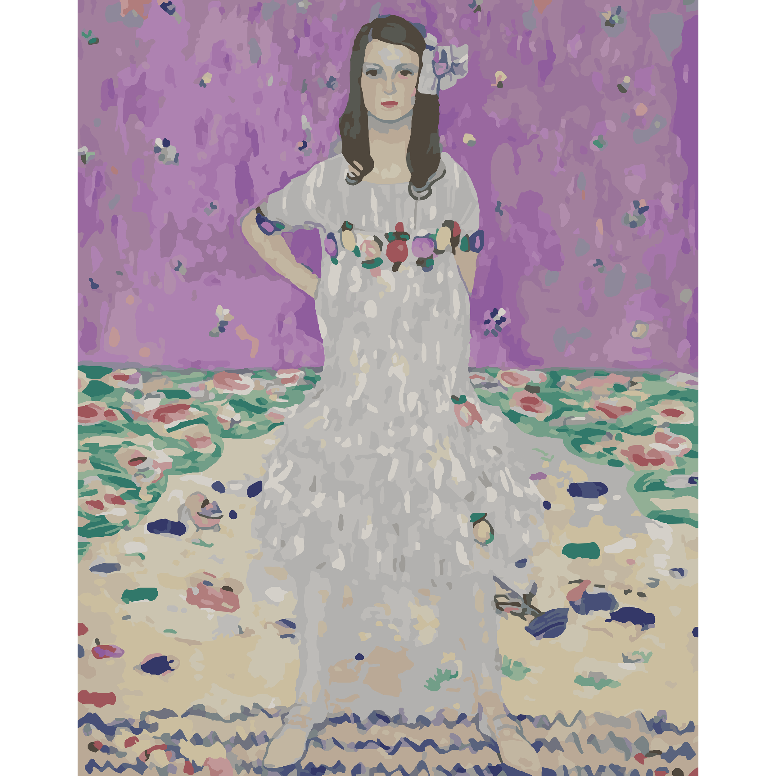 Gustav Klimt's Mada Primavesi (1912) Paint-By-Number Kit