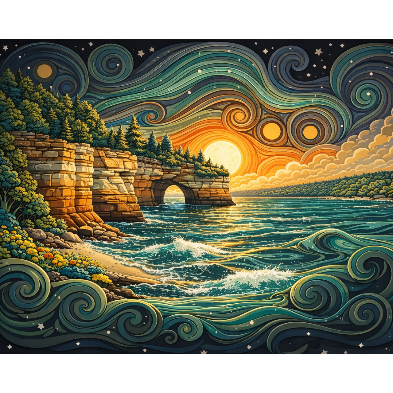 Carved by Water – Limited Edition Giclée Fine Art Print