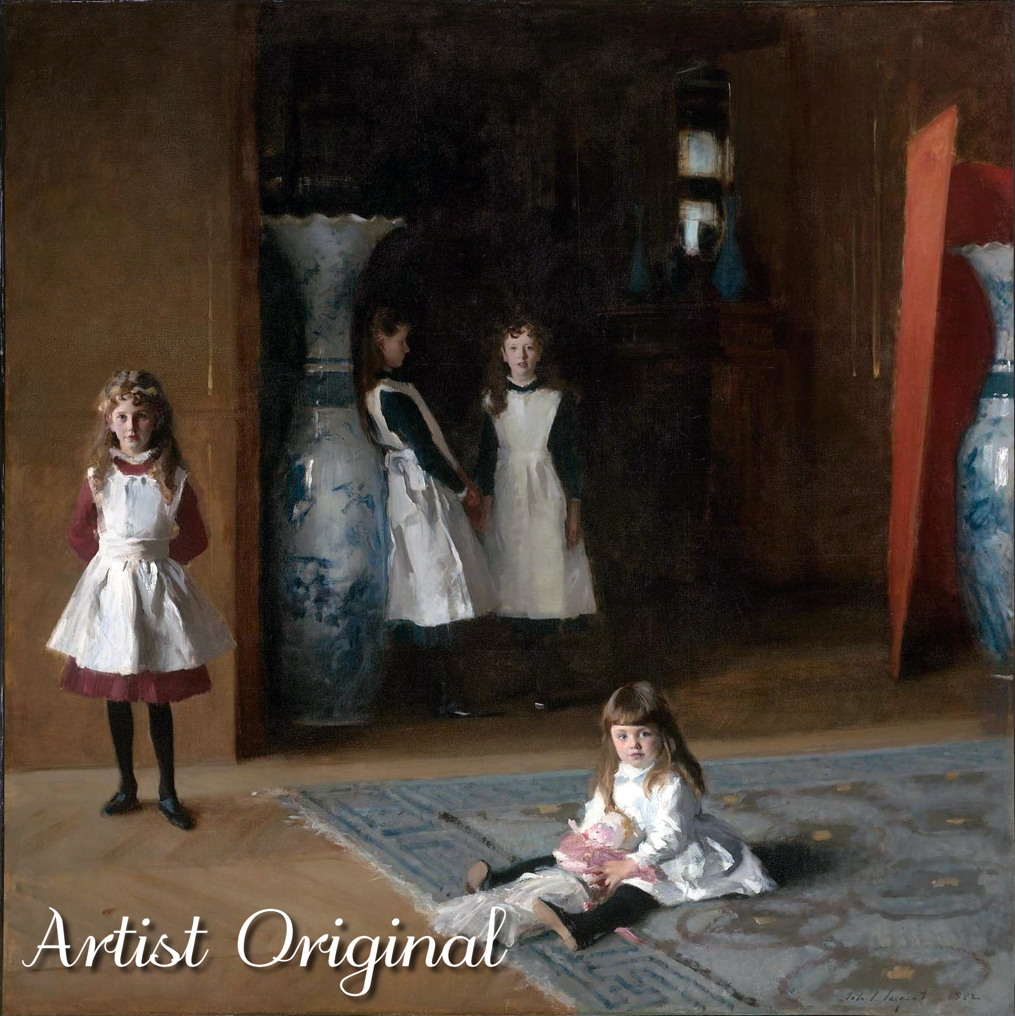 John Singer Sargent’s The Daughters of Edward Darley Boit (1882) (Paint-By-Number Kit)