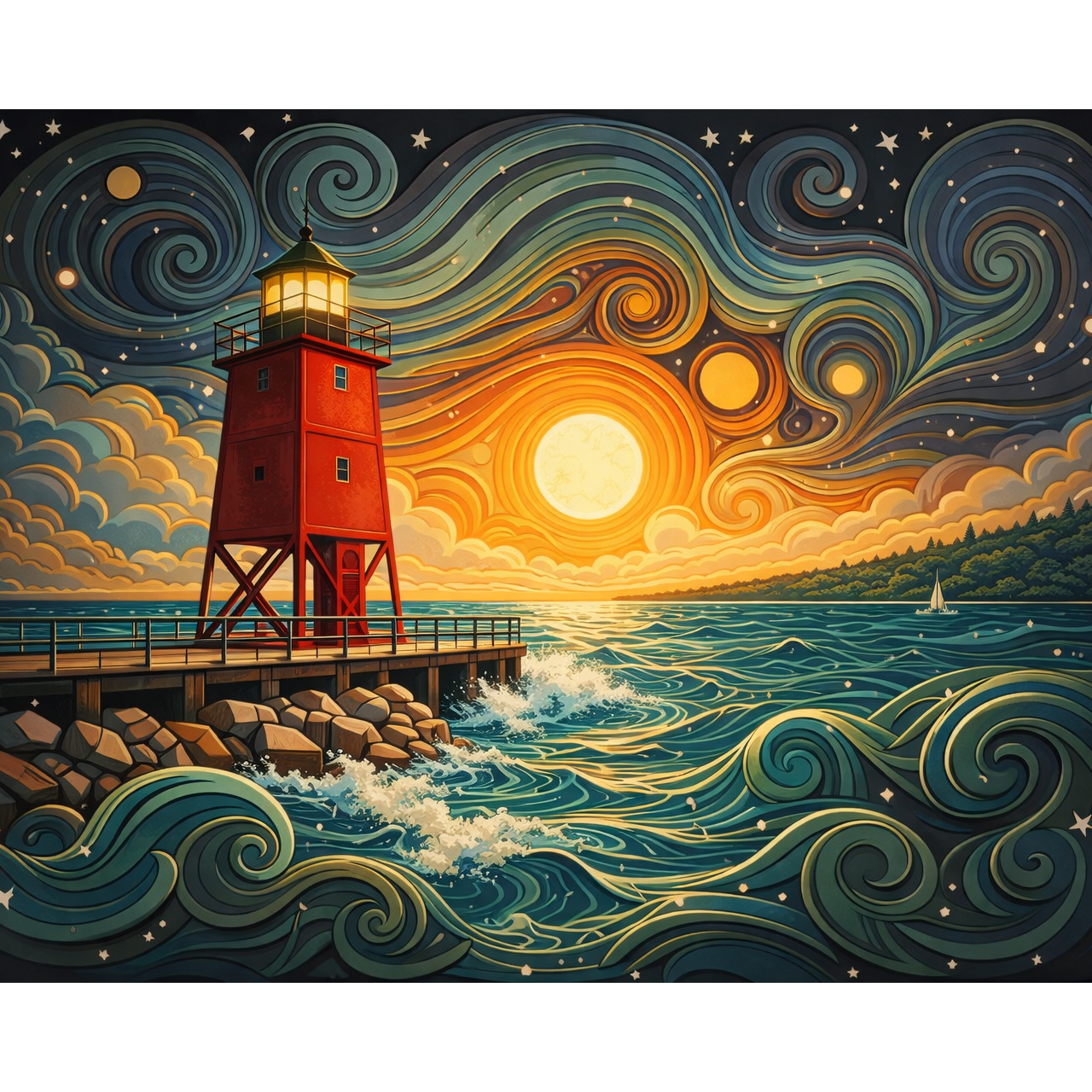 Luminous Waters – Limited Edition Giclée Fine Art Print