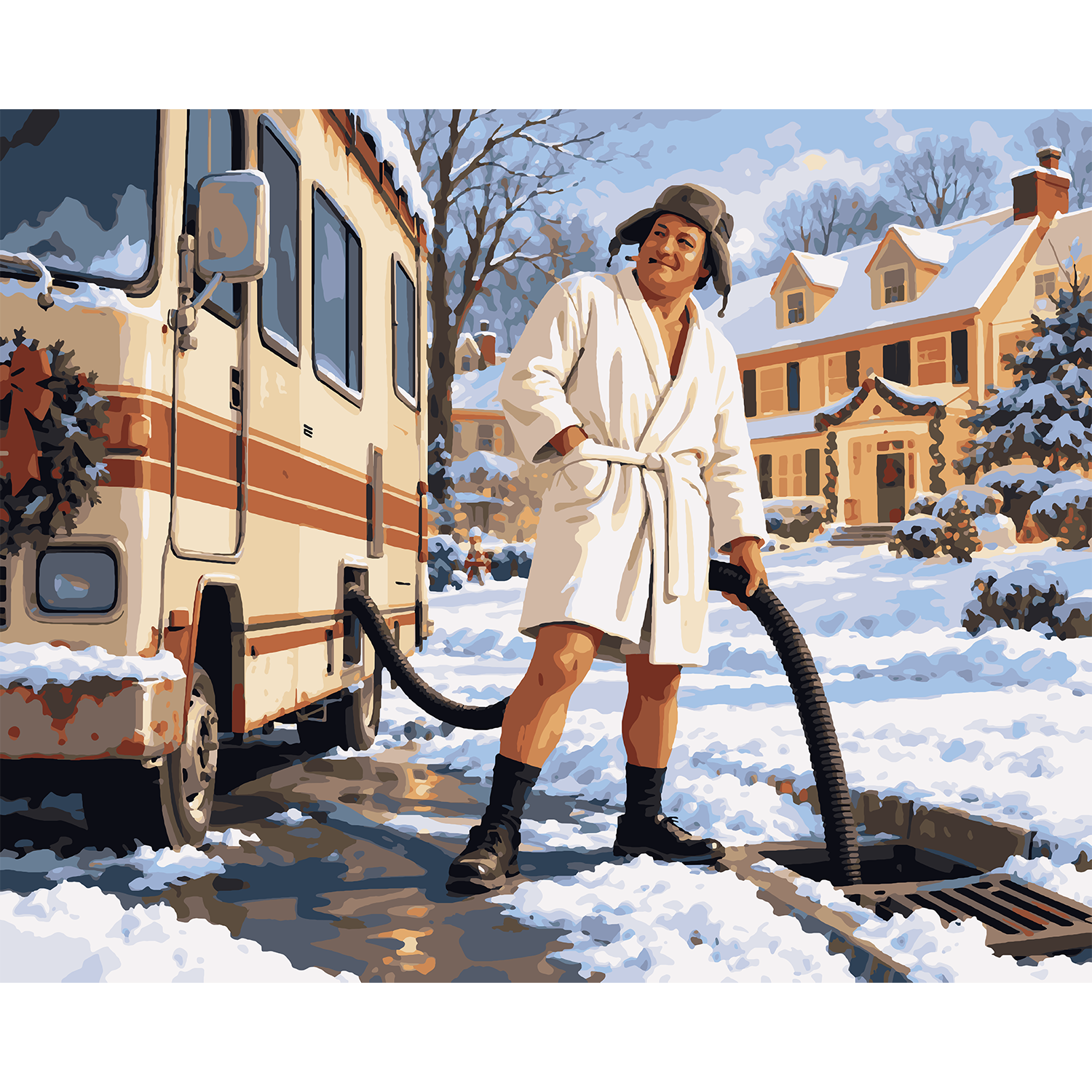 Shitter Was Full! Christmas Vacation Paint-by-Number Kit